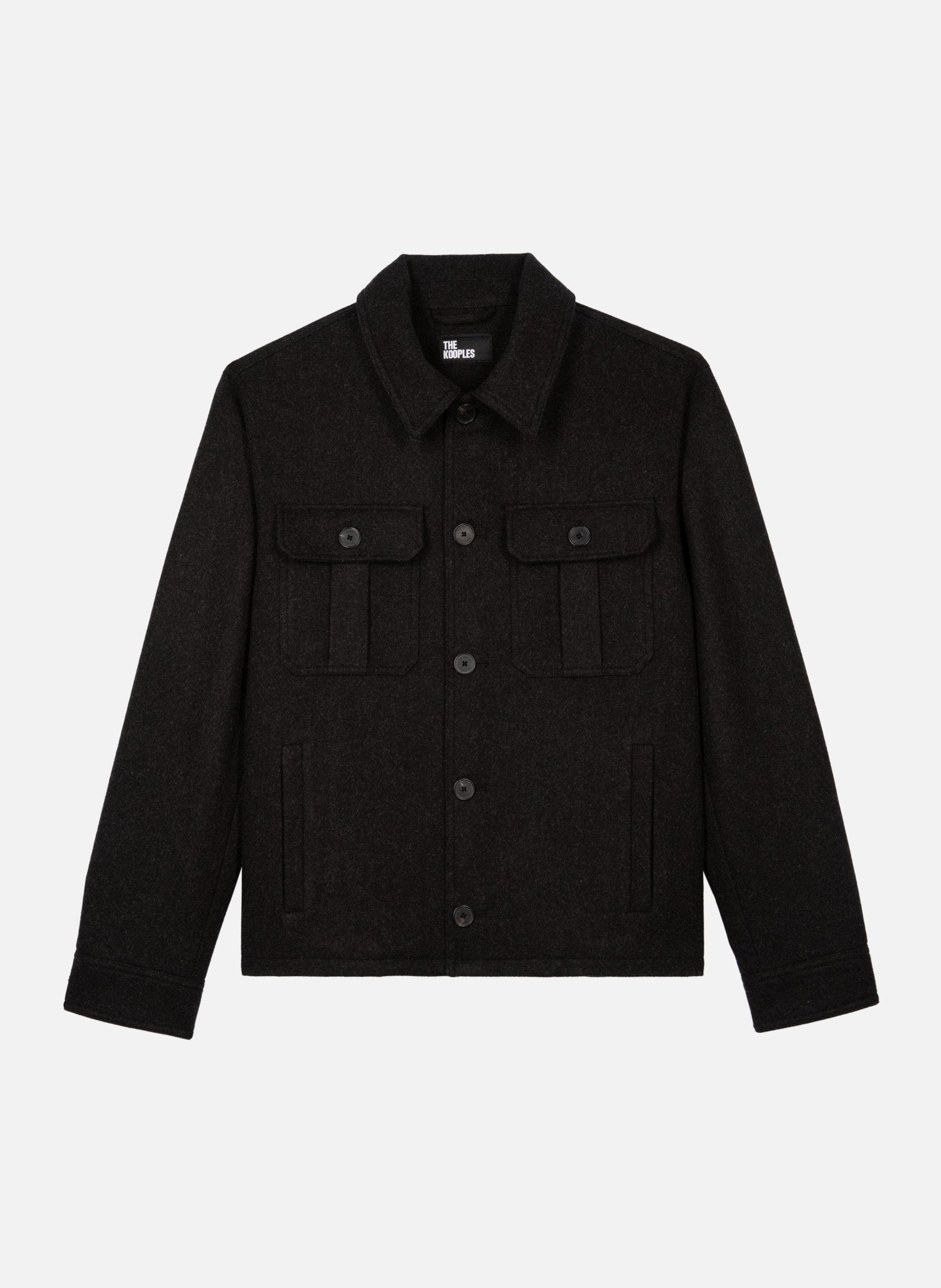 Low-cut loose-fit dress THE KOOPLES Grey