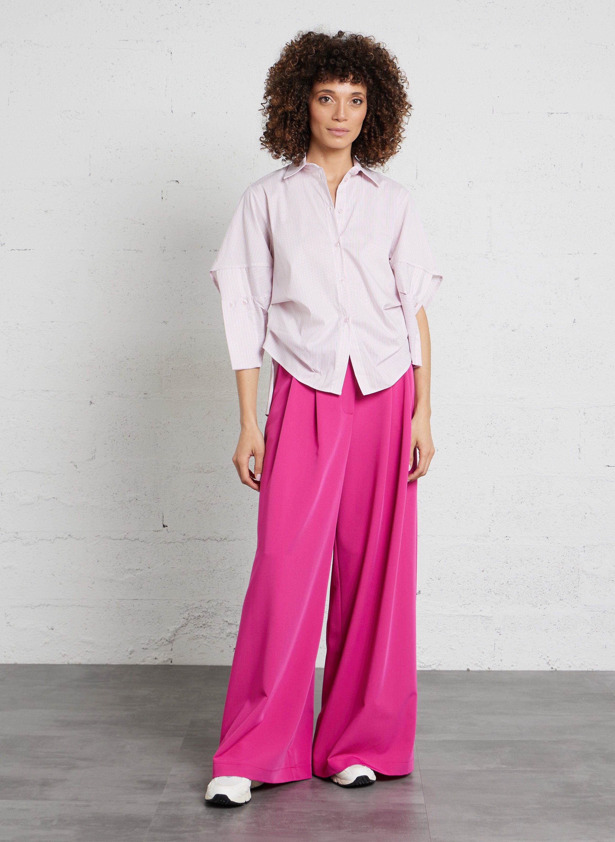 Chemise col classique en coton mélangé IMPERIAL Rose