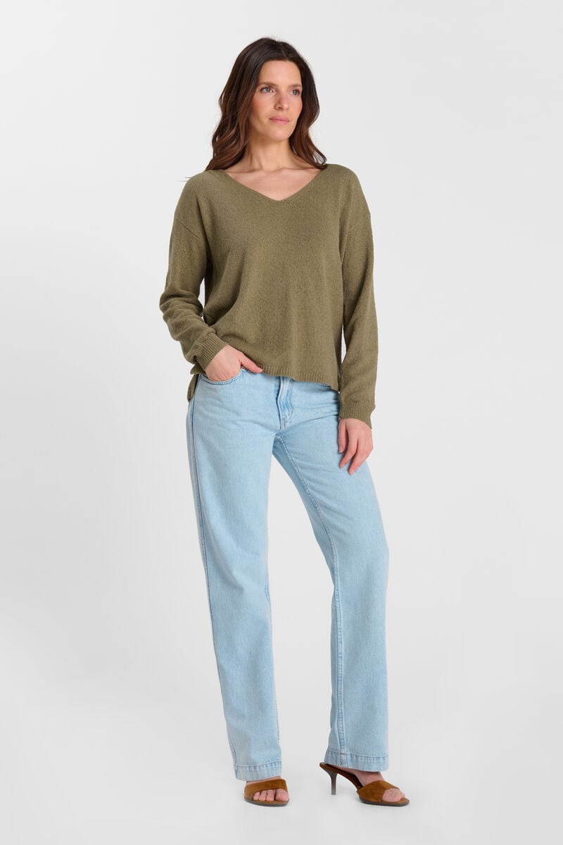 Sweater LE TEMPS DES CERISES Khaki