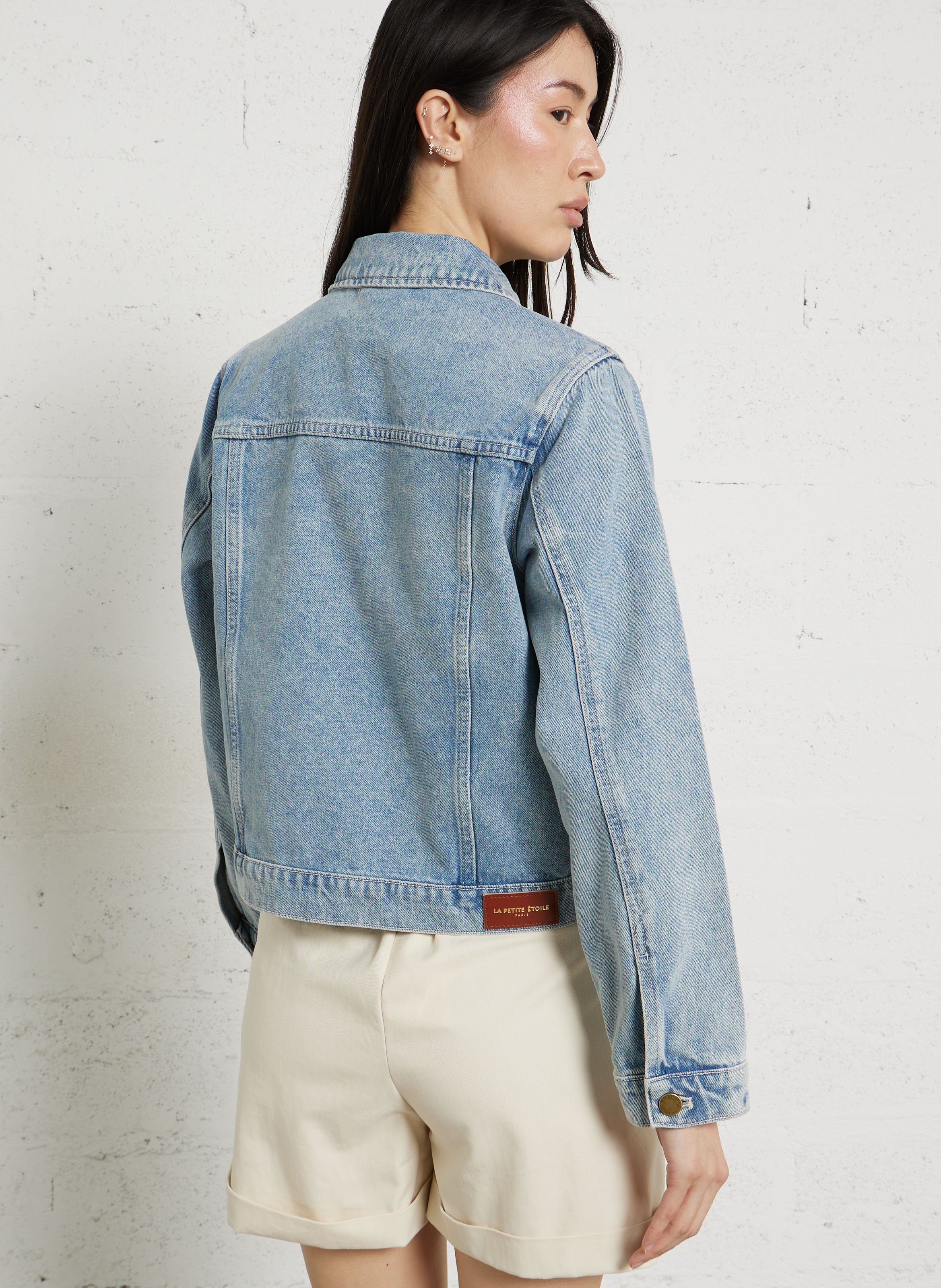 Veste en denim LA PETITE ETOILE Bleu