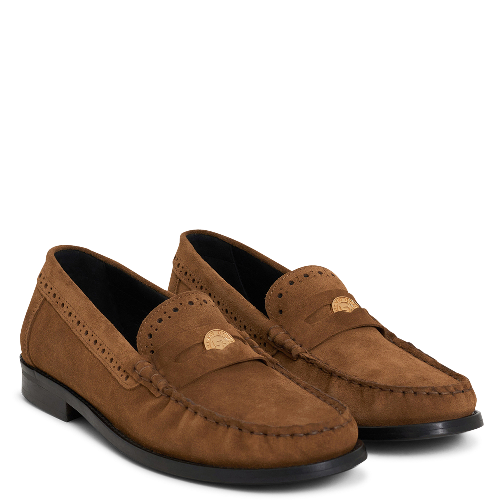 Mocassins en cuir GERARD DAREL Marron