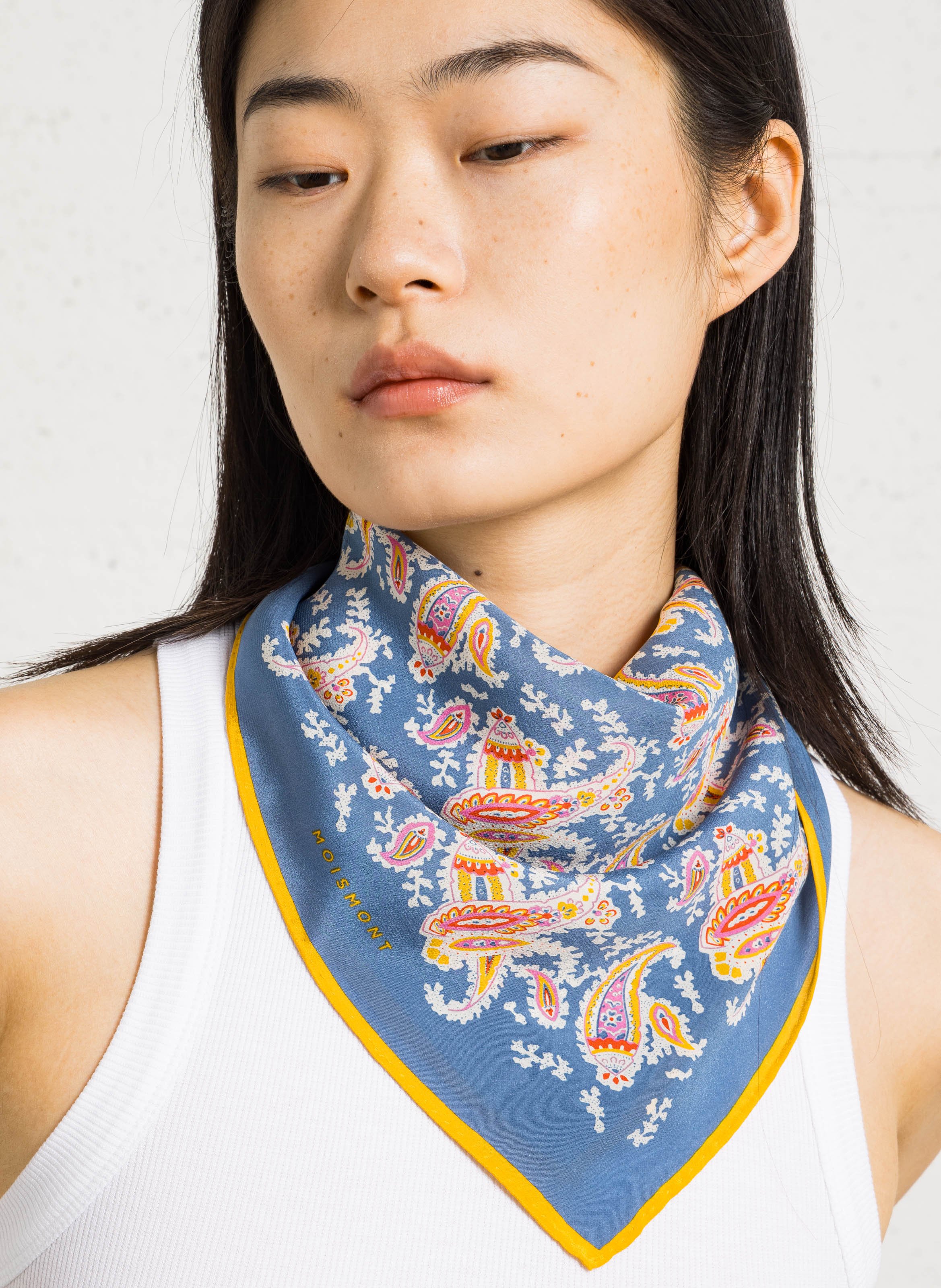 Seidentuch MOISMONT Blau