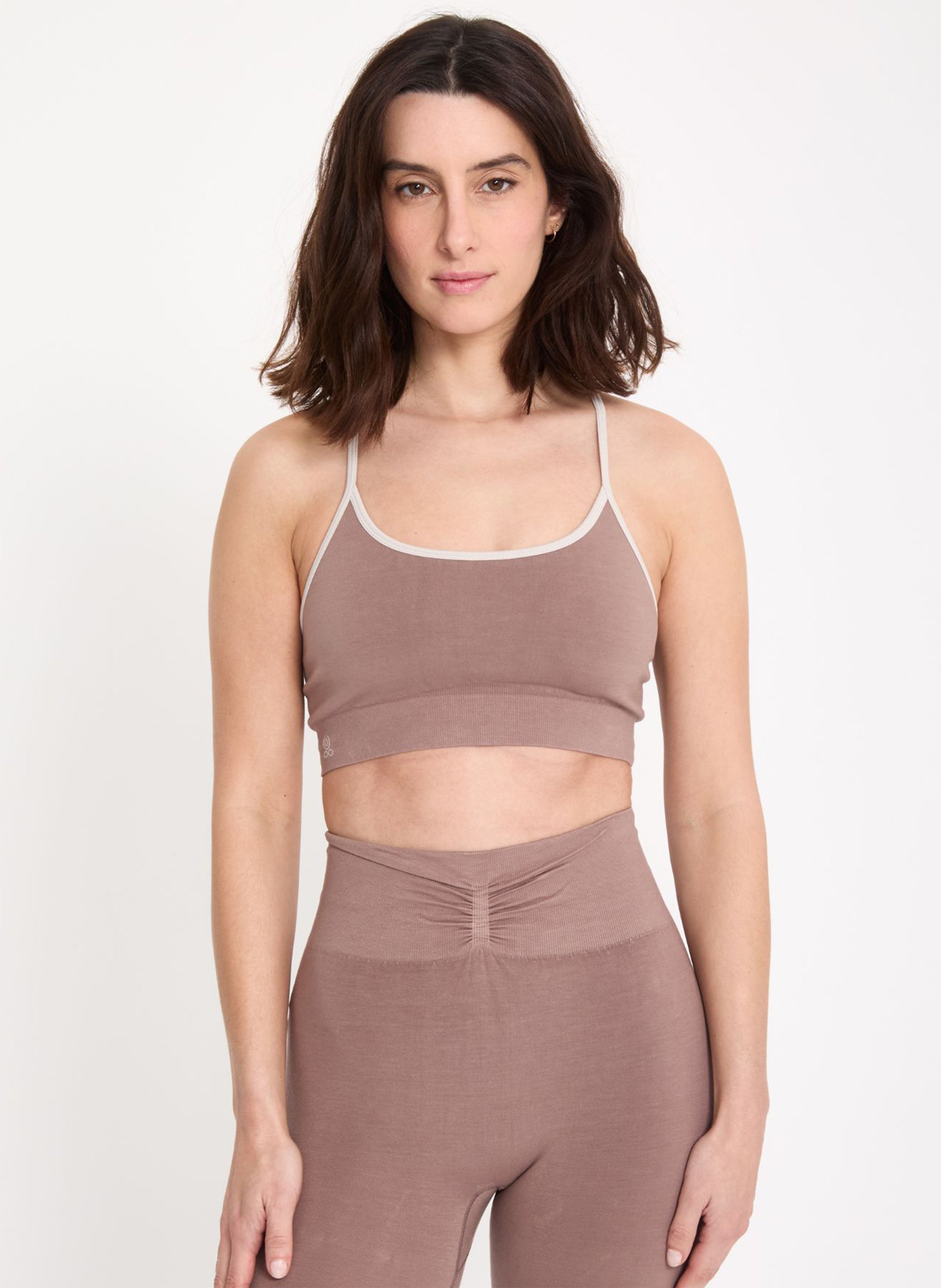 Asymmetric jacquard T-shirt YOGA SEARCHER