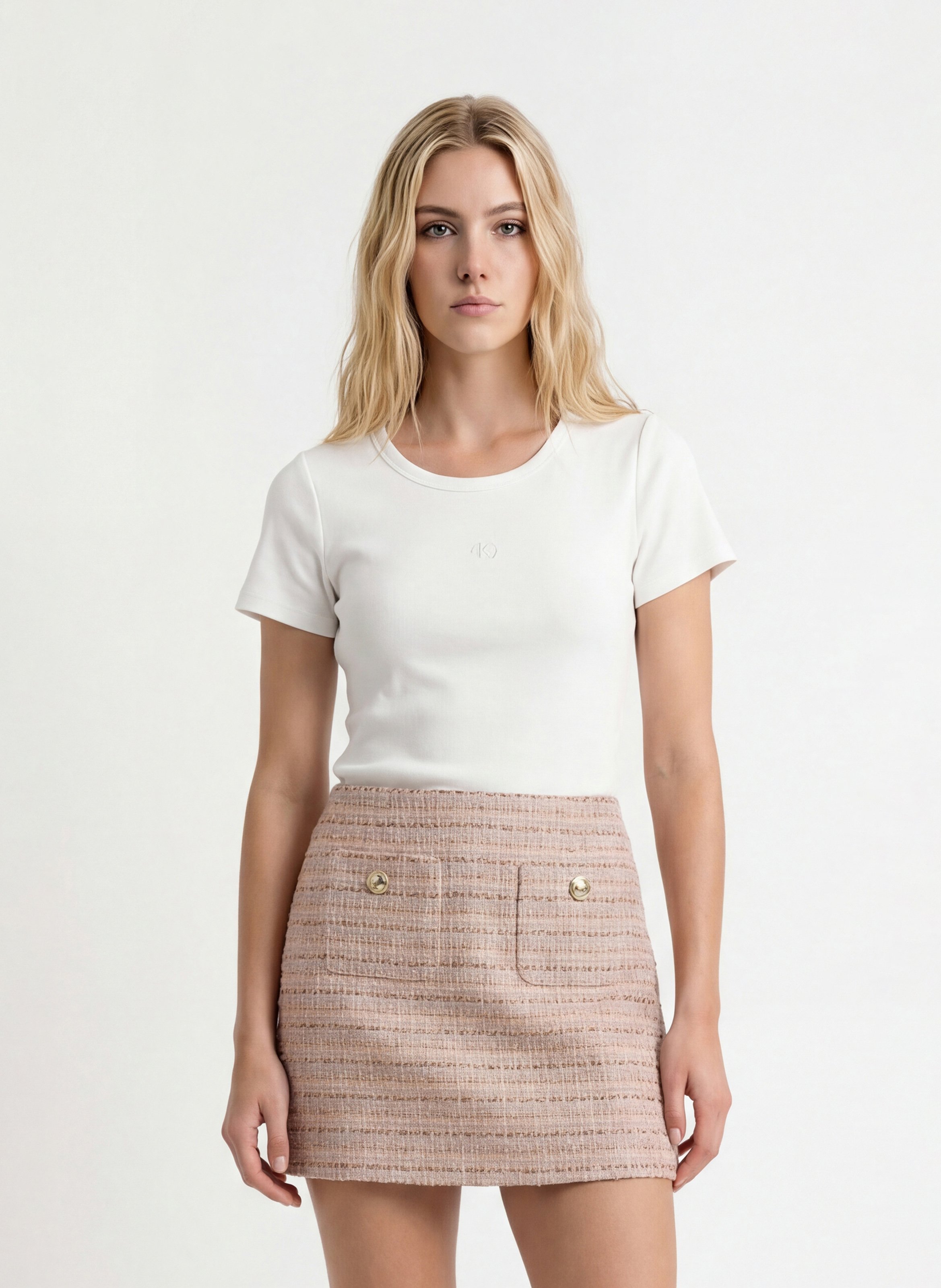 Ribbed slim-fit T-shirt KOOKAI