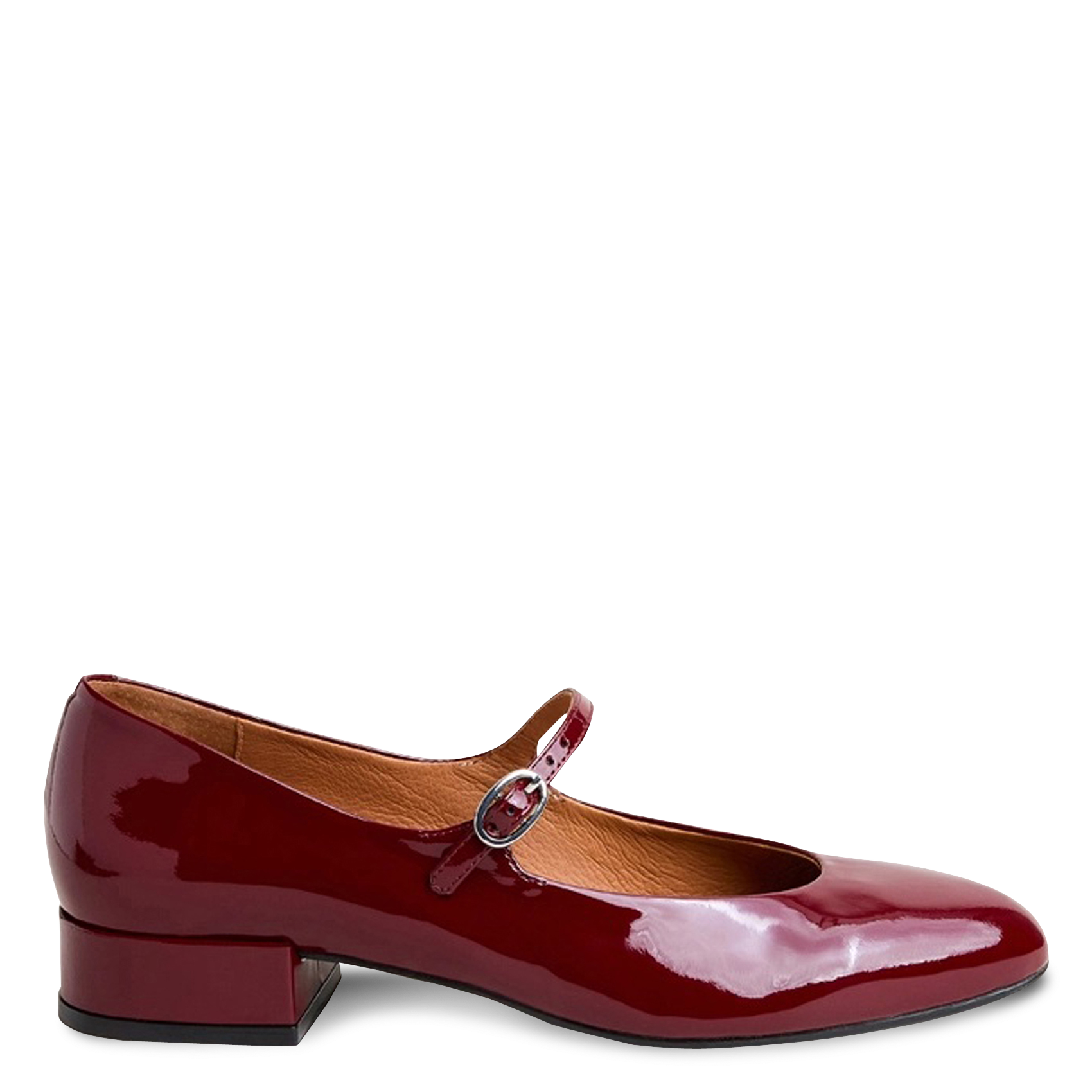 Riemchenschuhe aus Lackleder JONAK