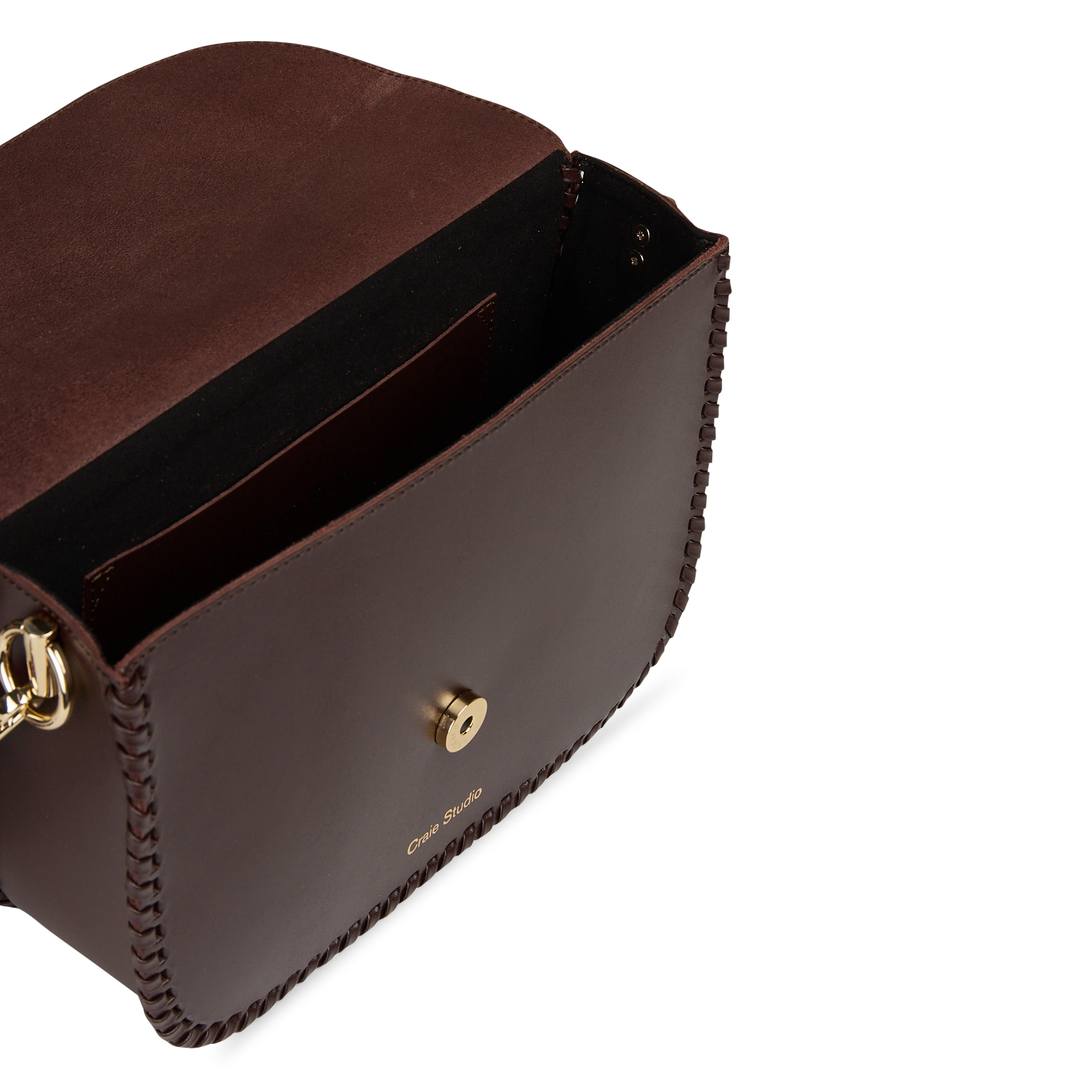 Dori leather shoulder bag CRAIE STUDIO Brown