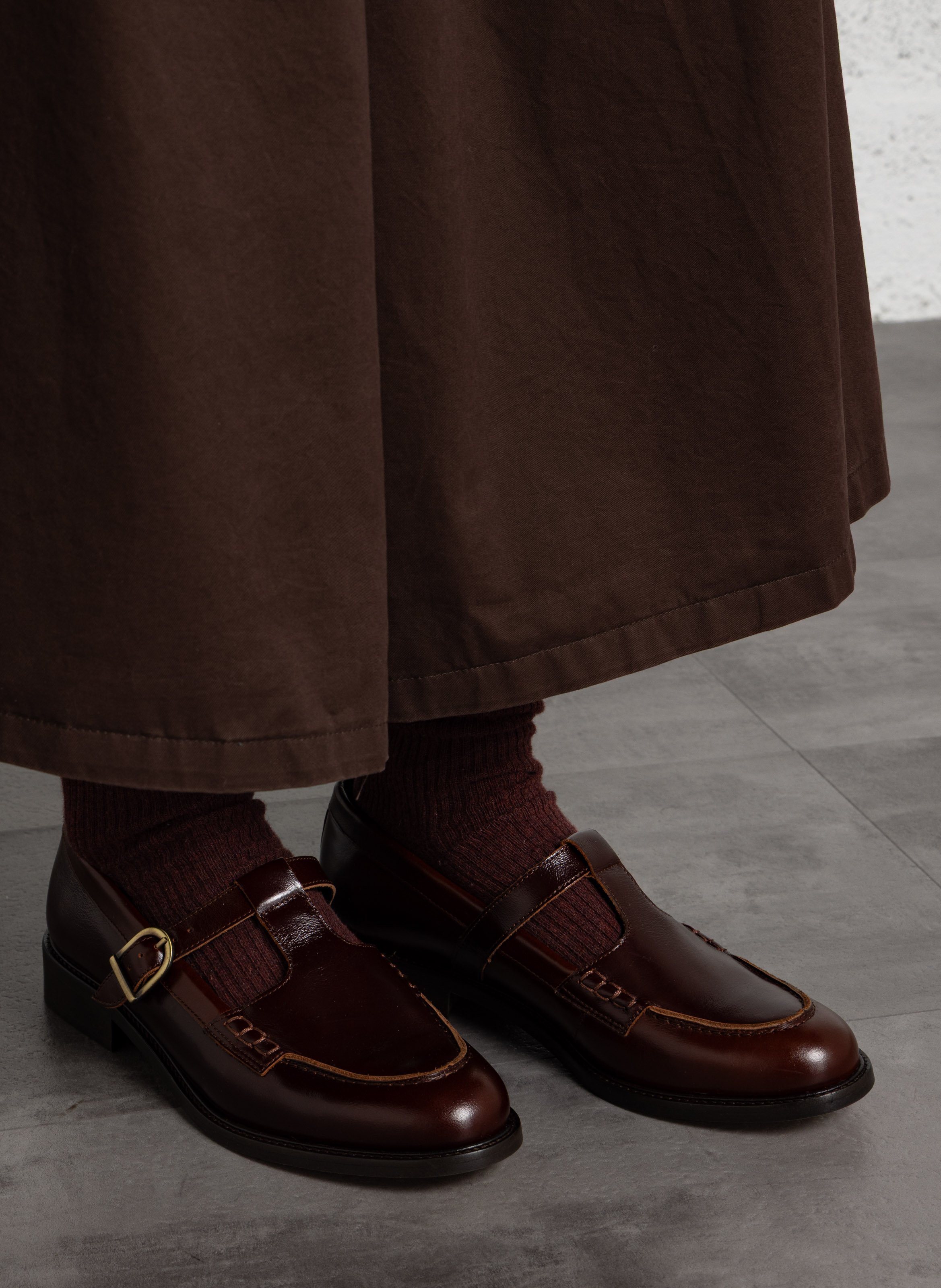 Leather loafers MAISON TOUFET Brown