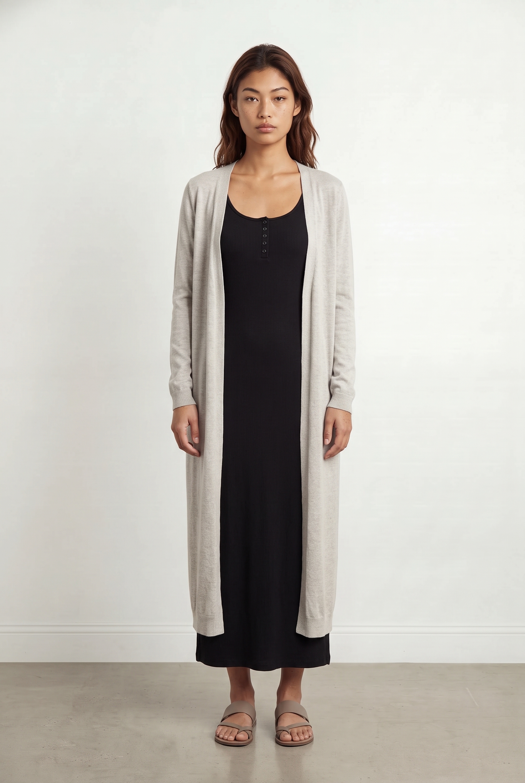 Long dress SEZANE - Seconde main Black