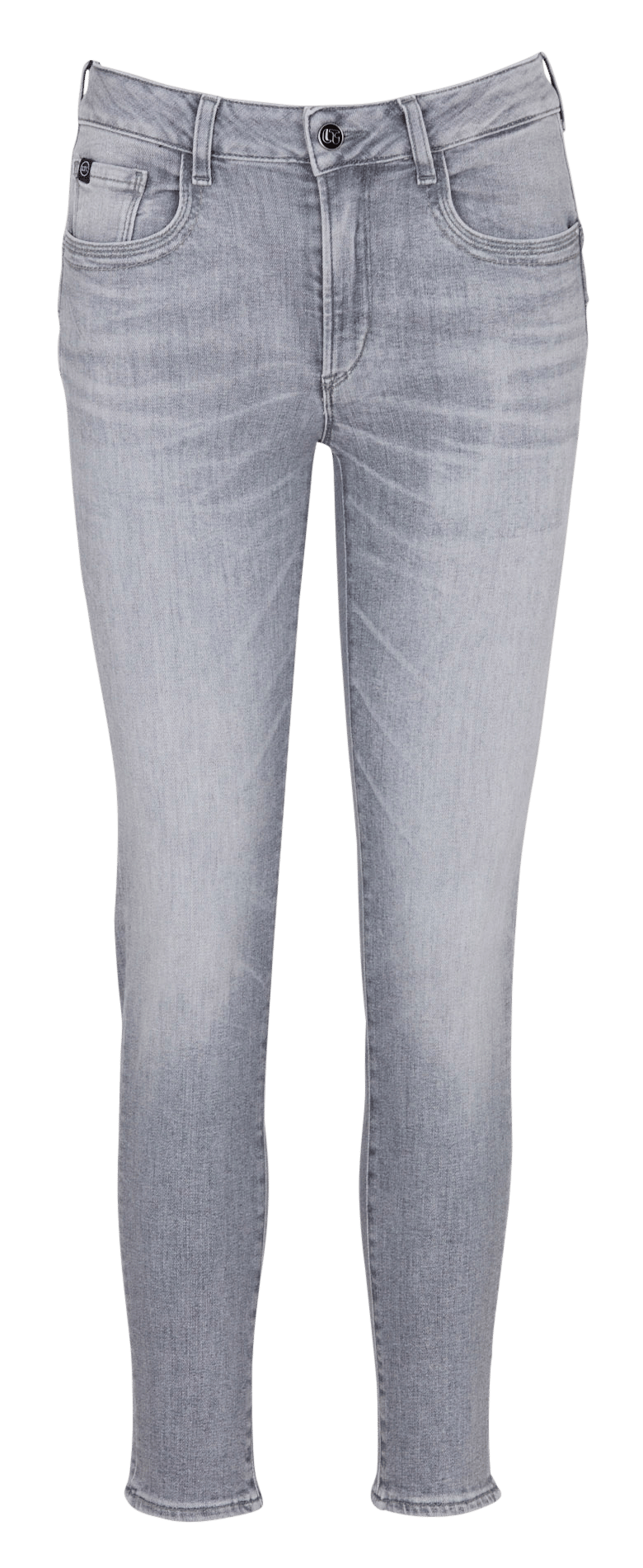 Corrigerende slim fit jeans van katoenmix LE TEMPS DES CERISES Grijs