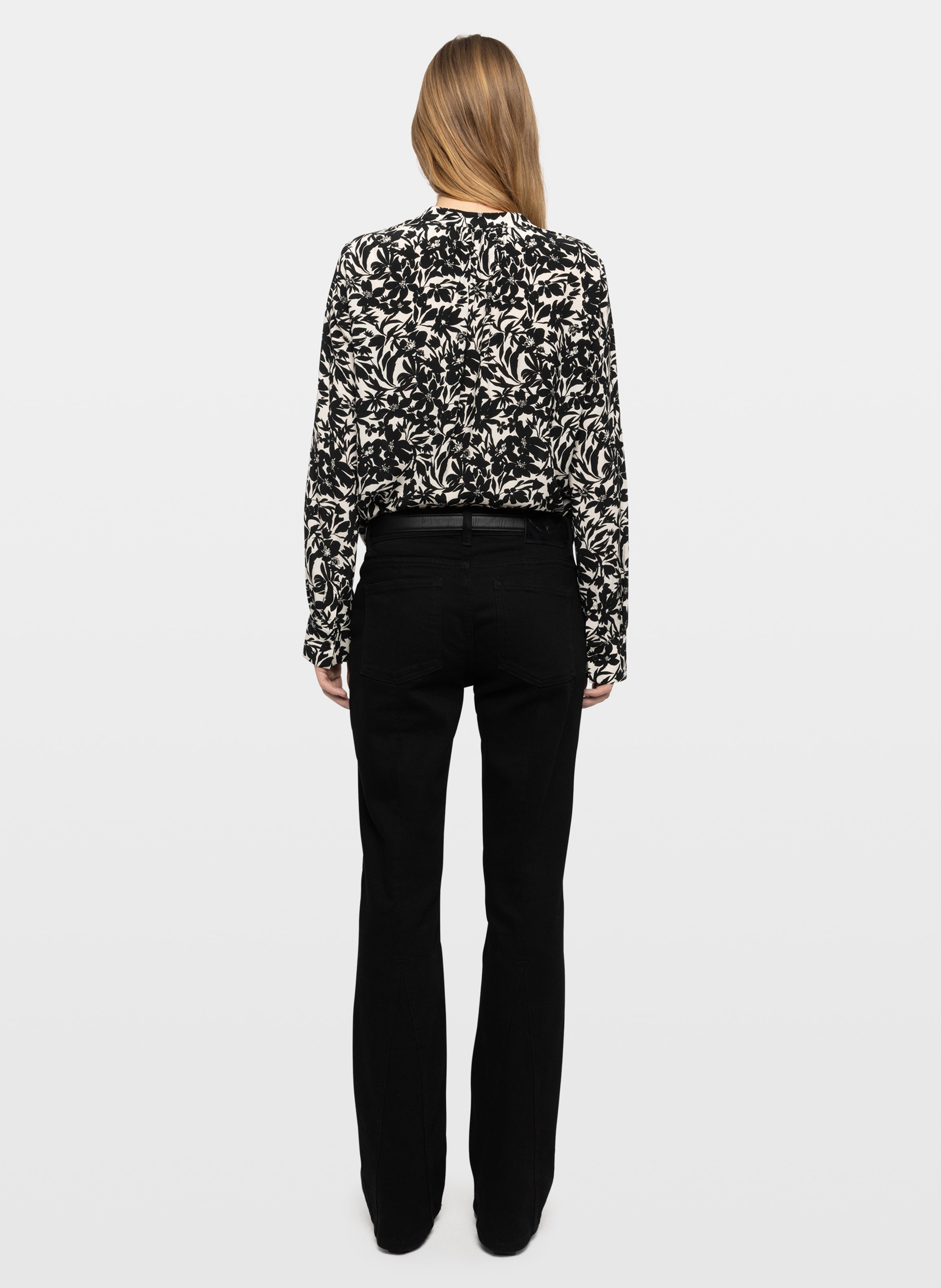 Chemise col classique imprimée ZADIG&VOLTAIRE Noir