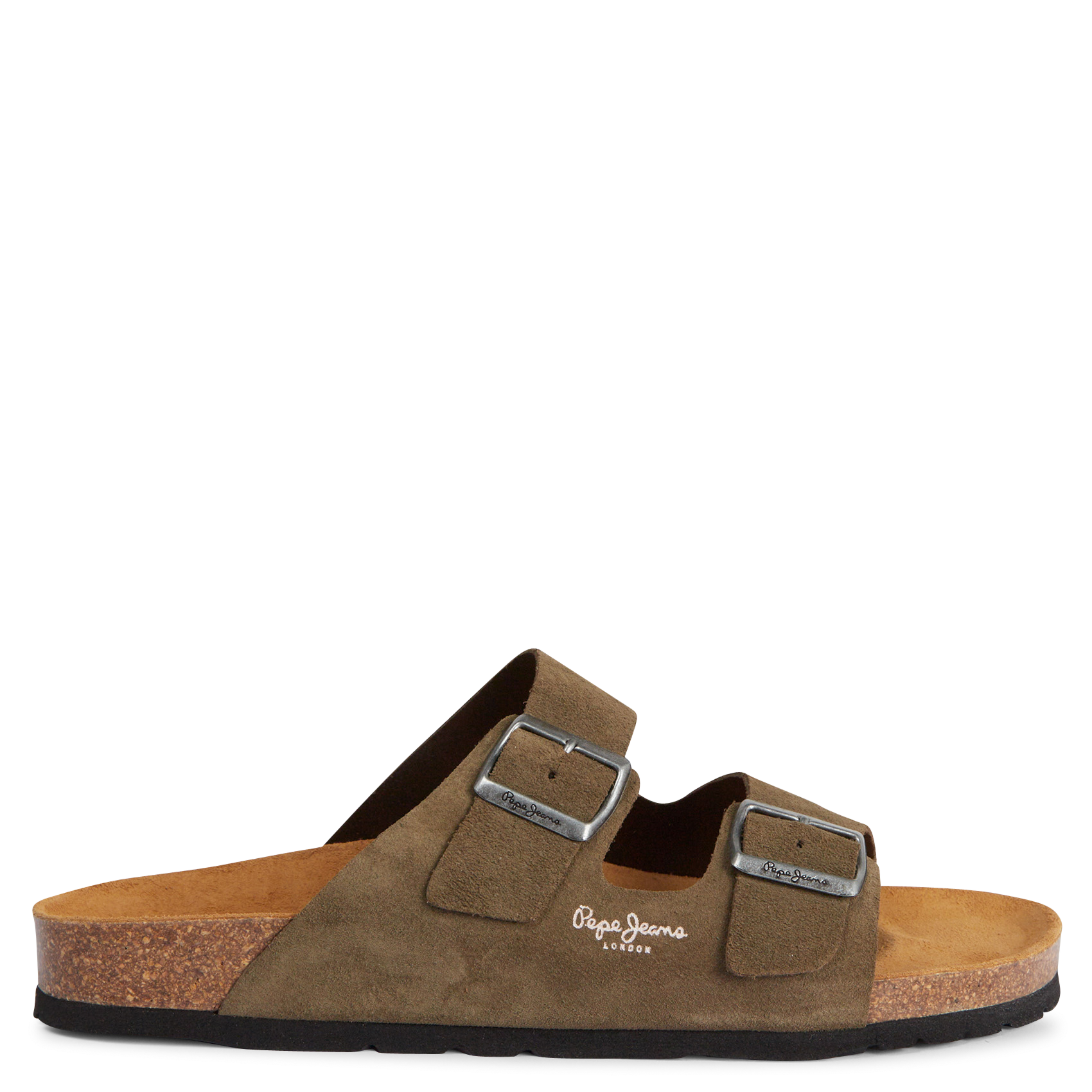 Suede mules PEPE JEANS Green