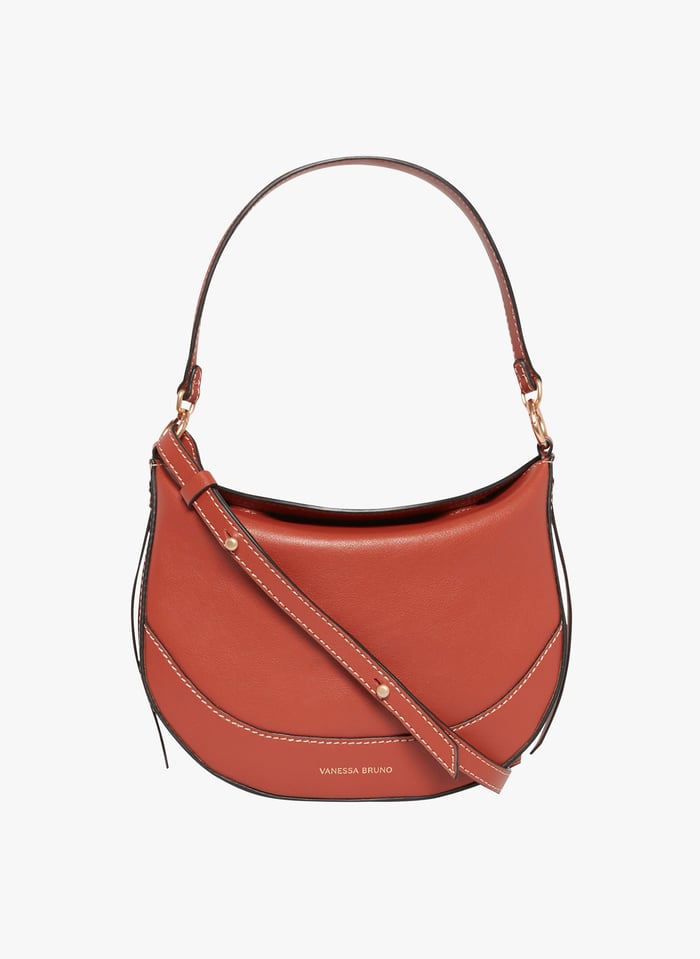 Sac paule En Cuir Mini Daily Rouille Vanessa Bruno Femme