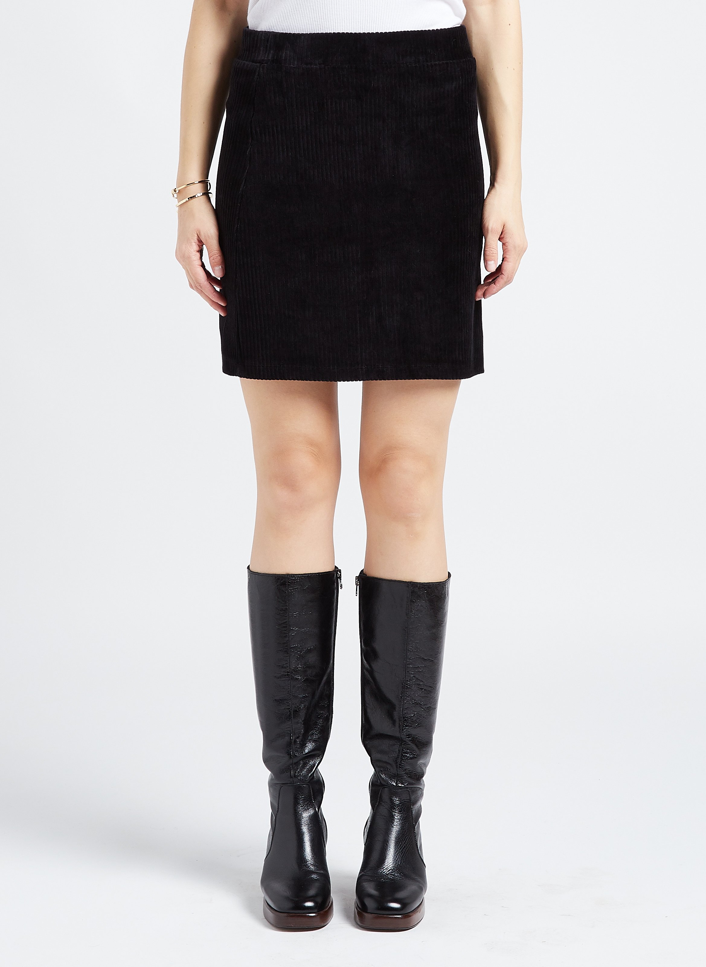 Vila suede mini outlet skirt