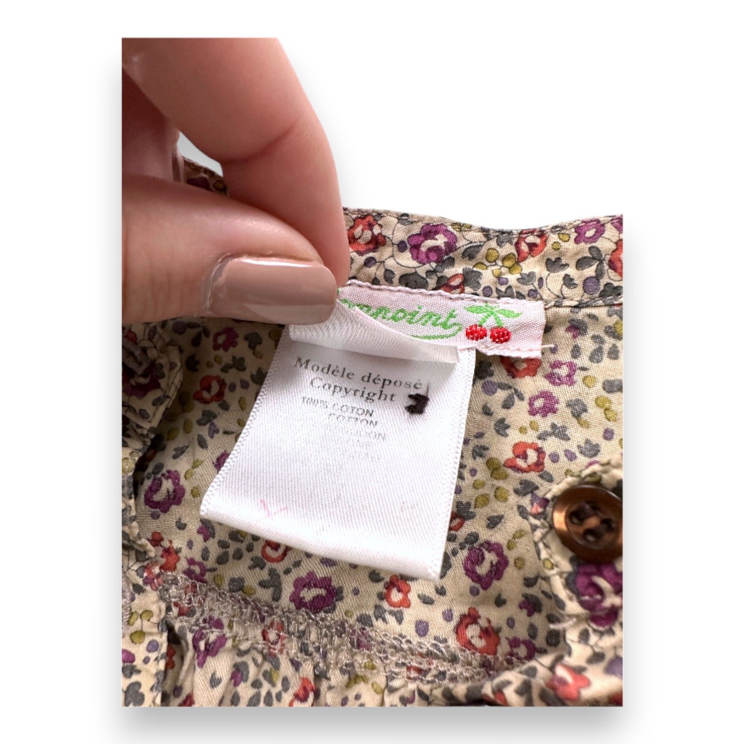 Green baby blouse - 18 months BONPOINT - Seconde Main Green