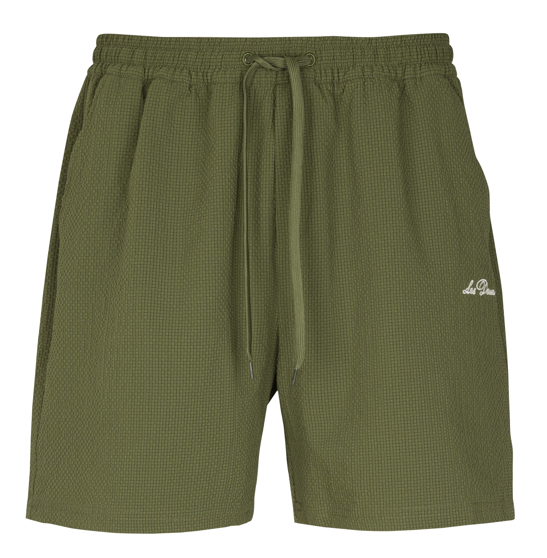 Textured swim shorts LES DEUX Green