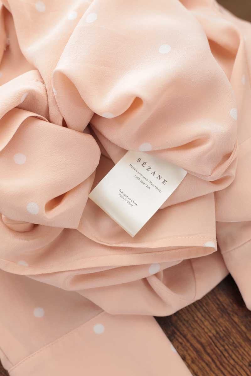 Daniel silk shirt SEZANE - Seconde main Pink