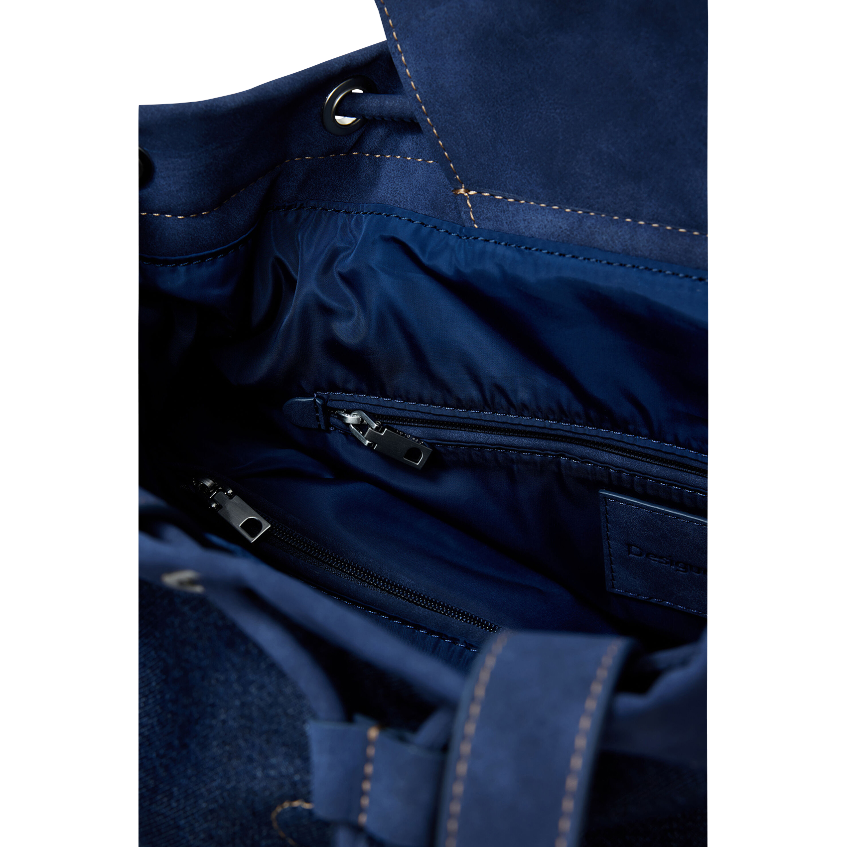 Sac à dos en denim DESIGUAL Bleu