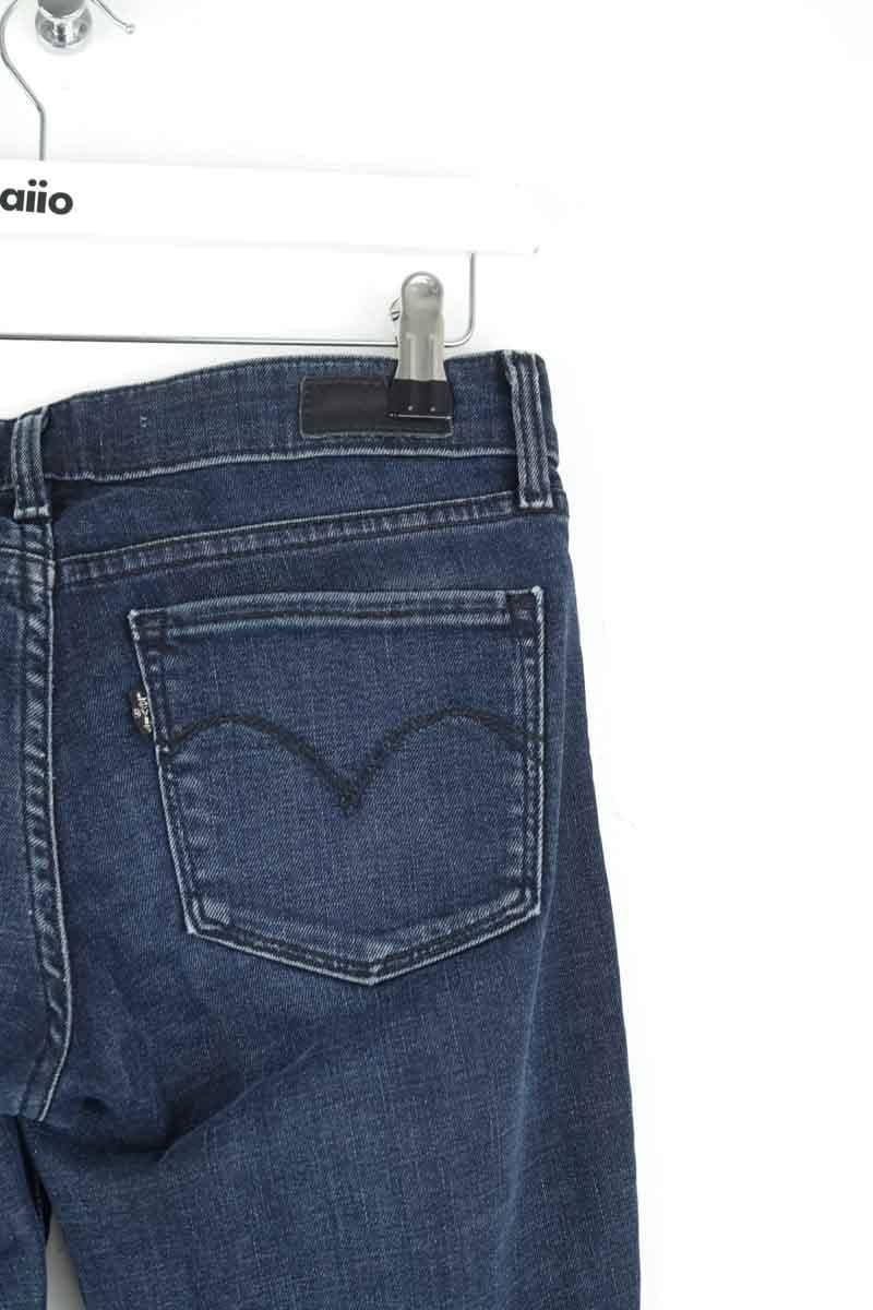 Cotton skinny jeans LEVI'S - Seconde main Blue