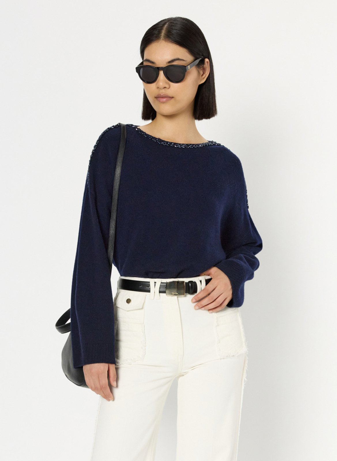 Gestreepte wollen trui GERARD DAREL Blauw