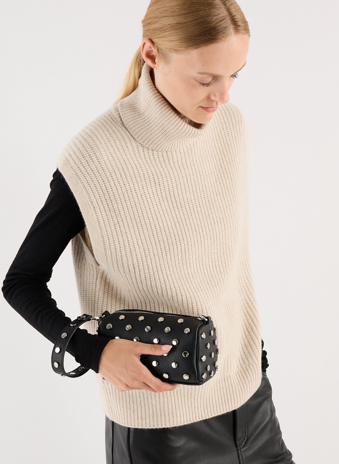 Rollkragenpullover aus Kaschmir SAISON 1865 Beige