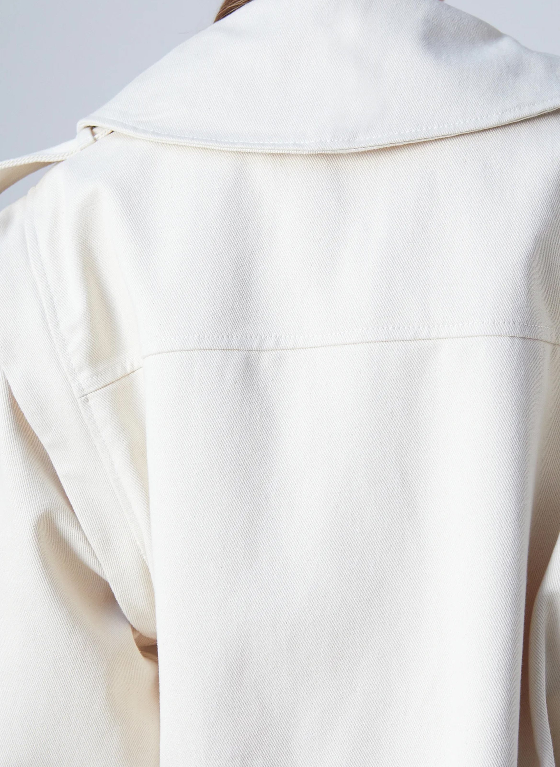 Veste oversize 2 en 1 en coton THE LABEL EDITION Beige