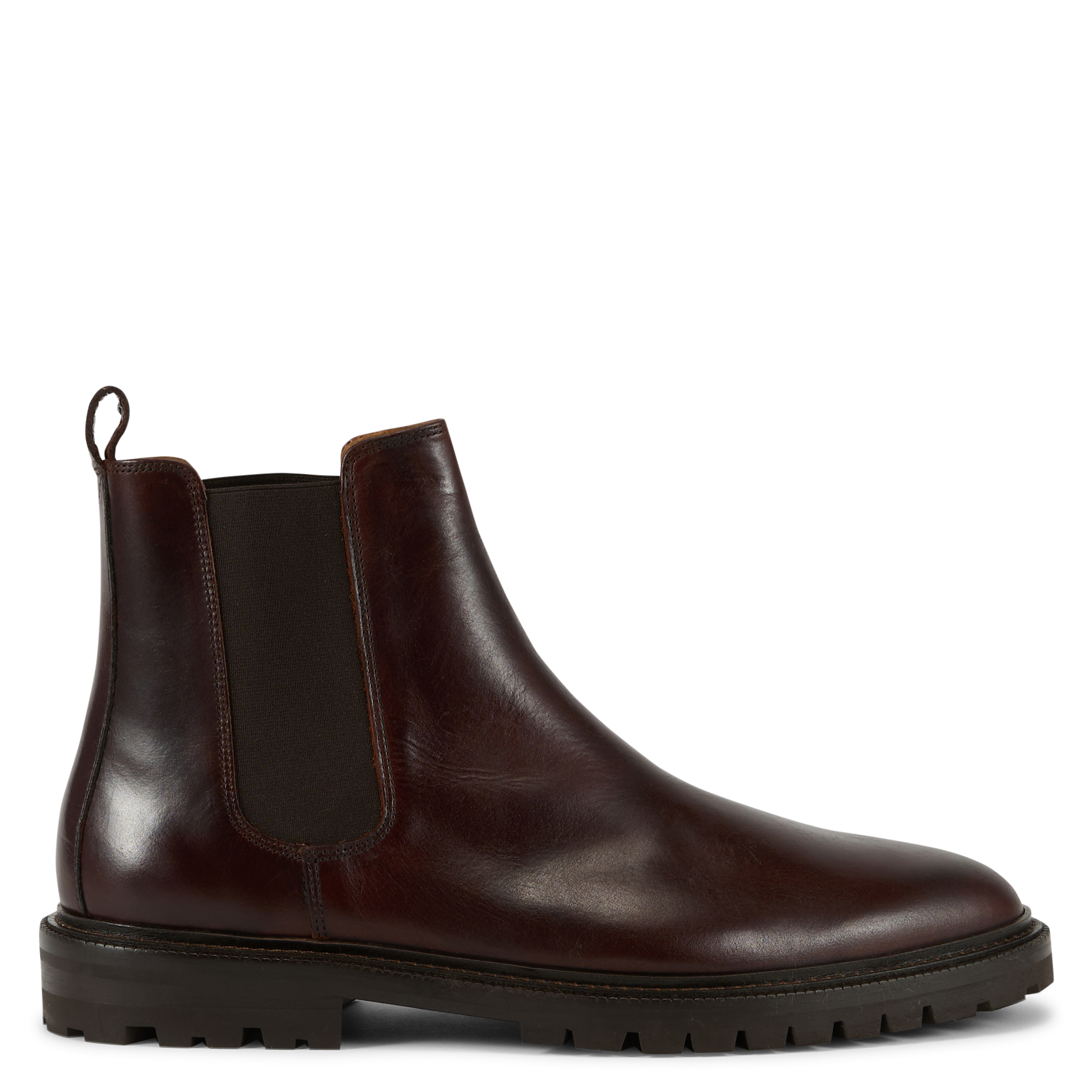 Bottines plates en cuir  BOBBIES Marron