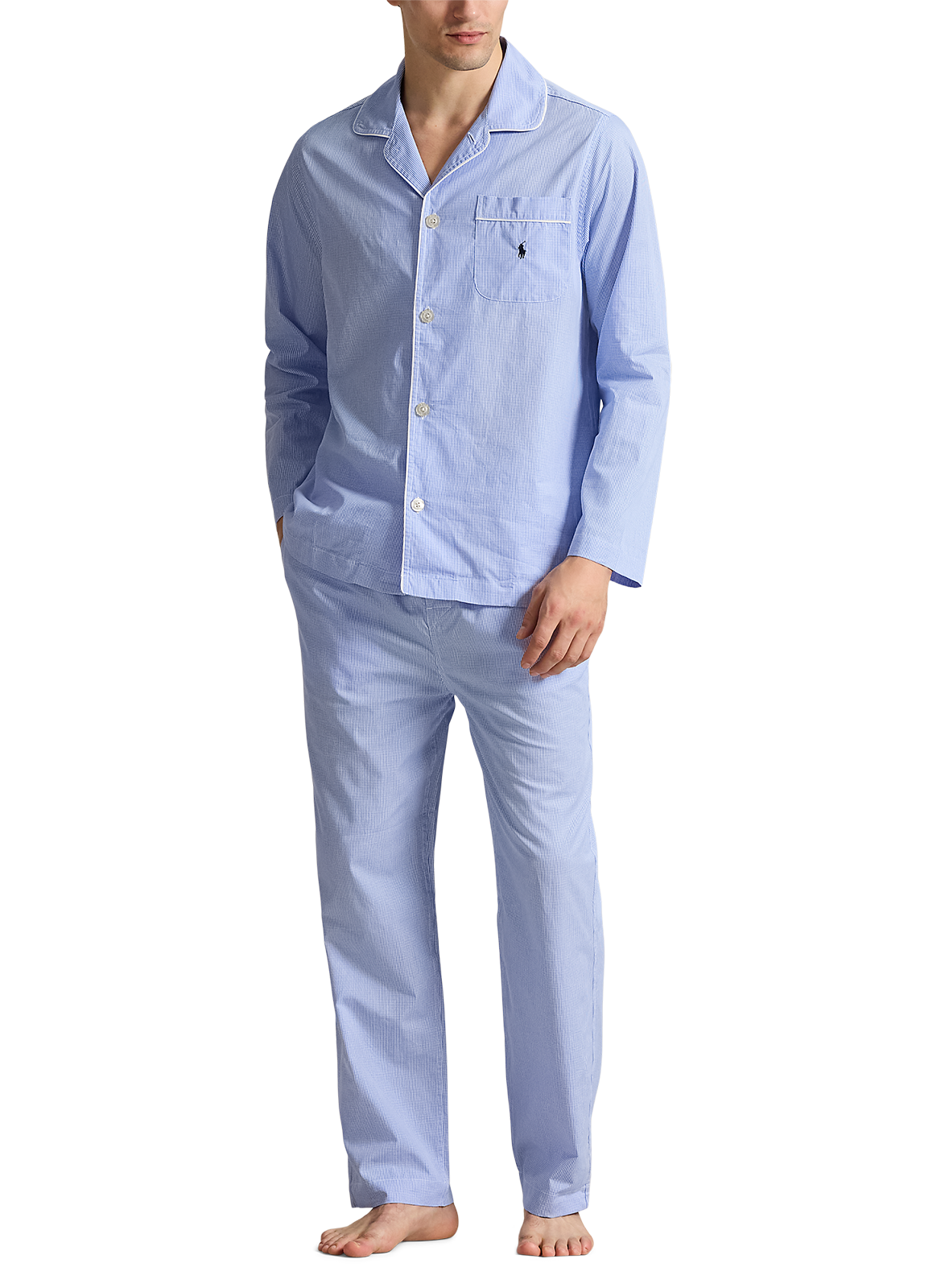 Pyjama en coton POLO RALPH LAUREN Bleu