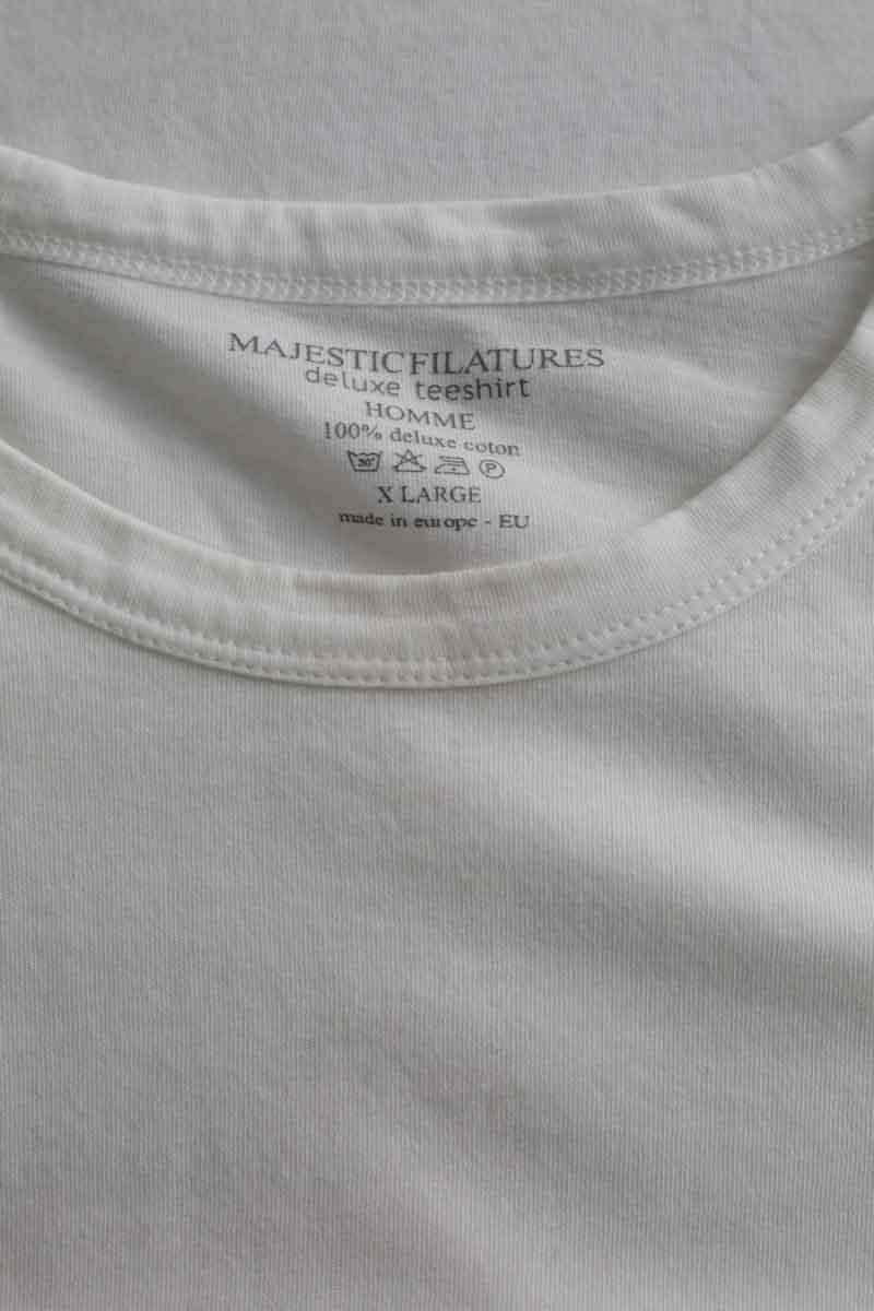 T-shirt MAJESTIC FILATURES - SECONDE MAIN White