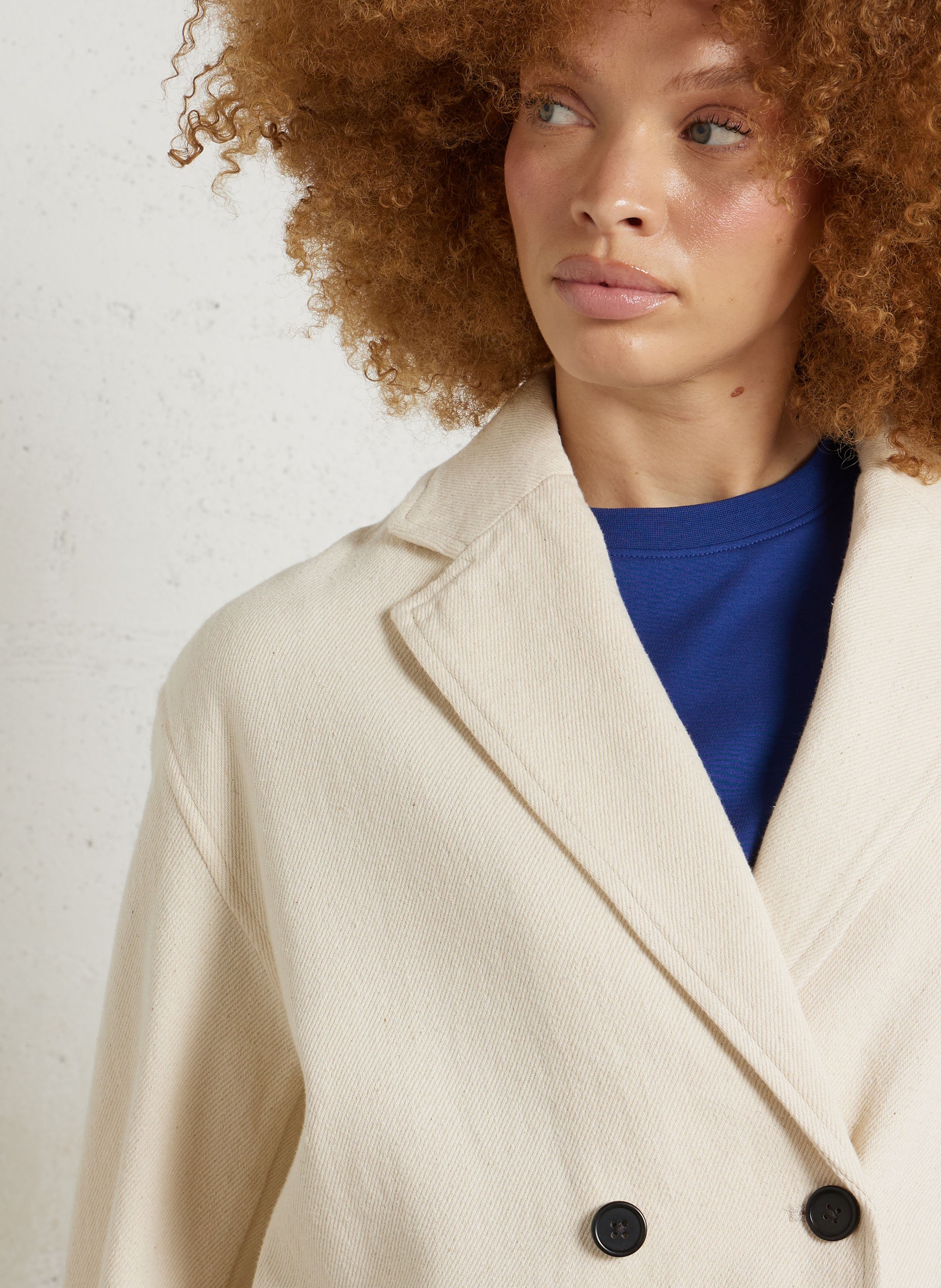 Katoenen blazer BELLEROSE Beige