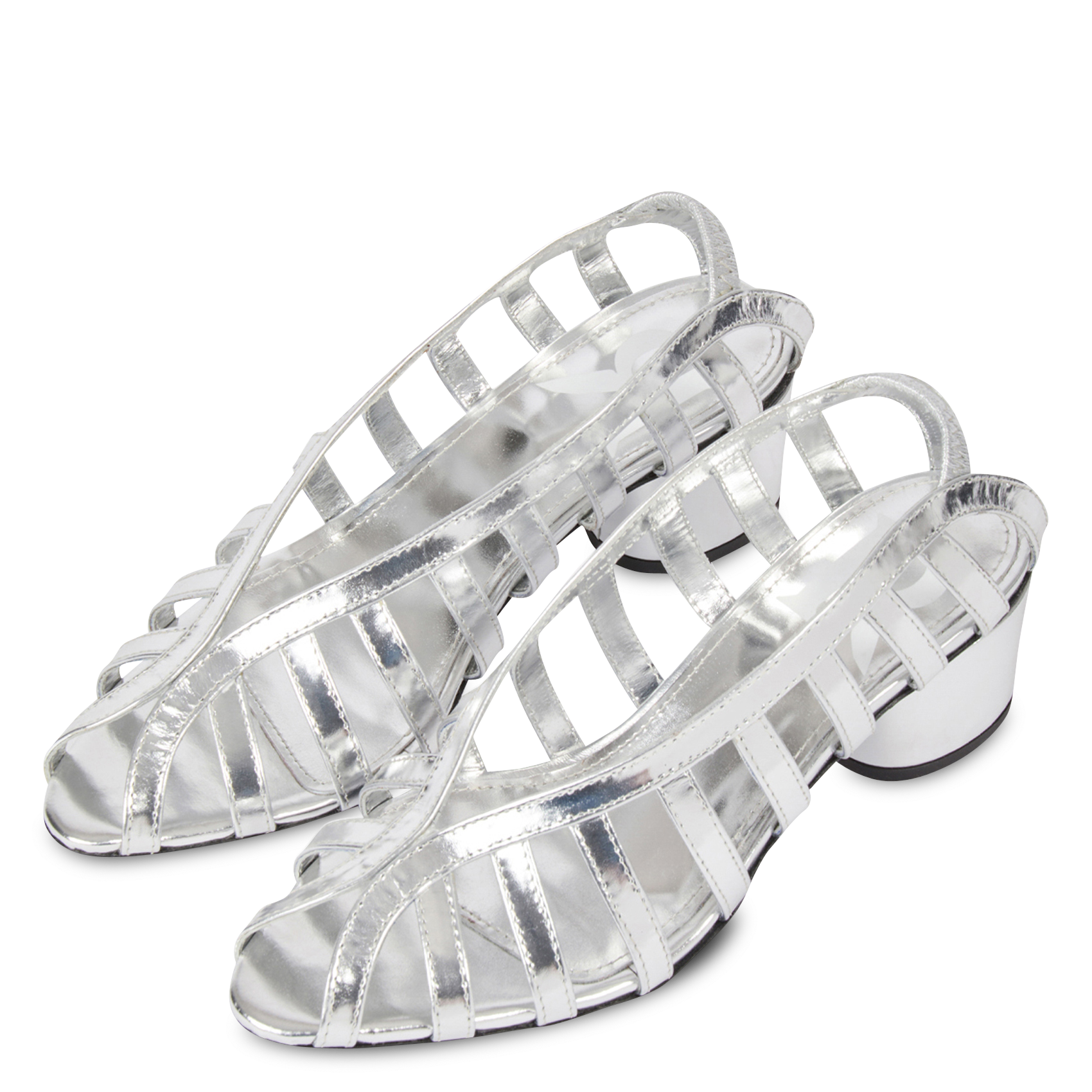 Sandales hautes à brides ROSEANNA Argent