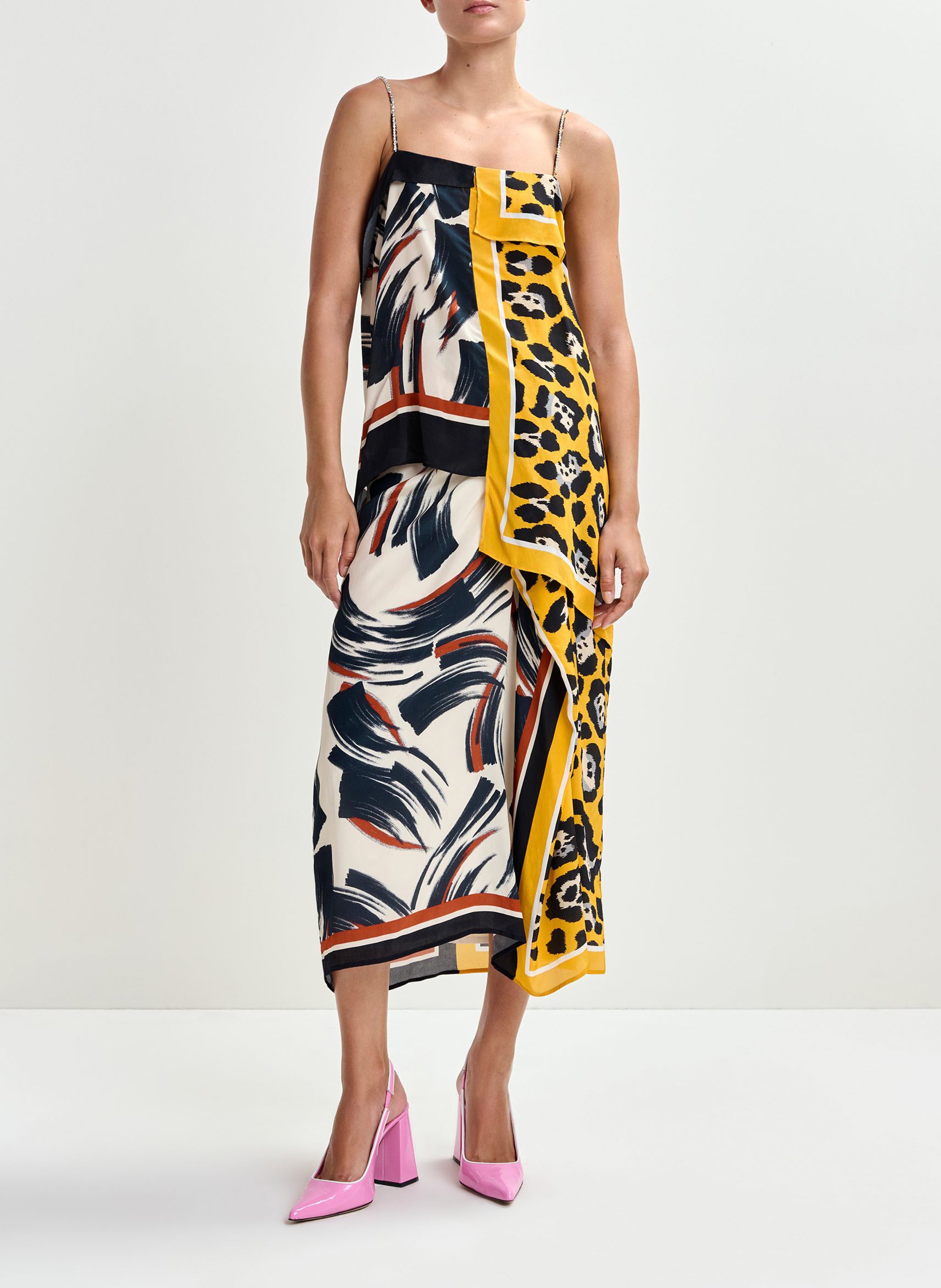 Long printed skirt ESSENTIEL ANTWERP Multicolored