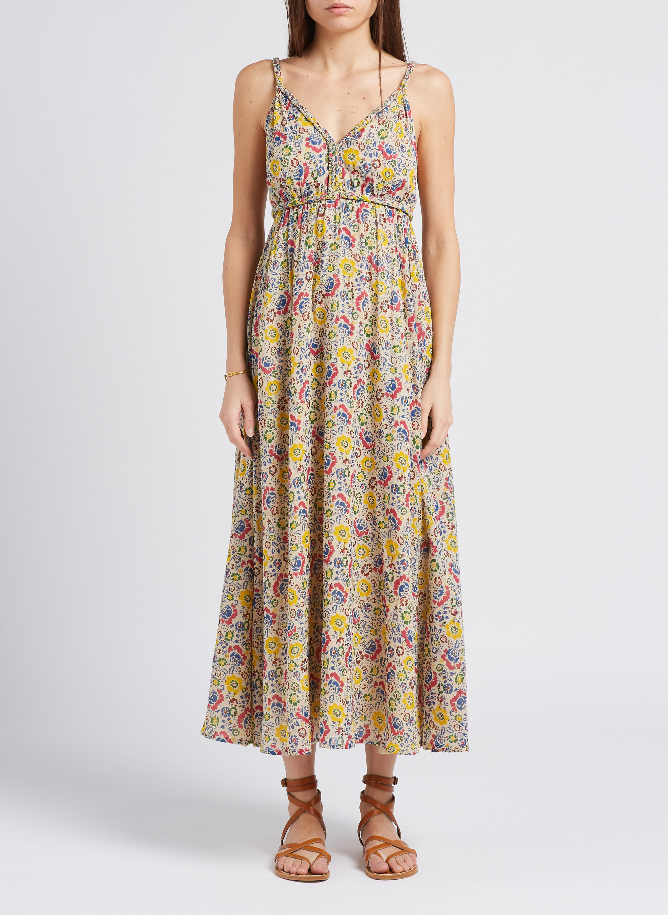 Long printed dress SWILDENS White