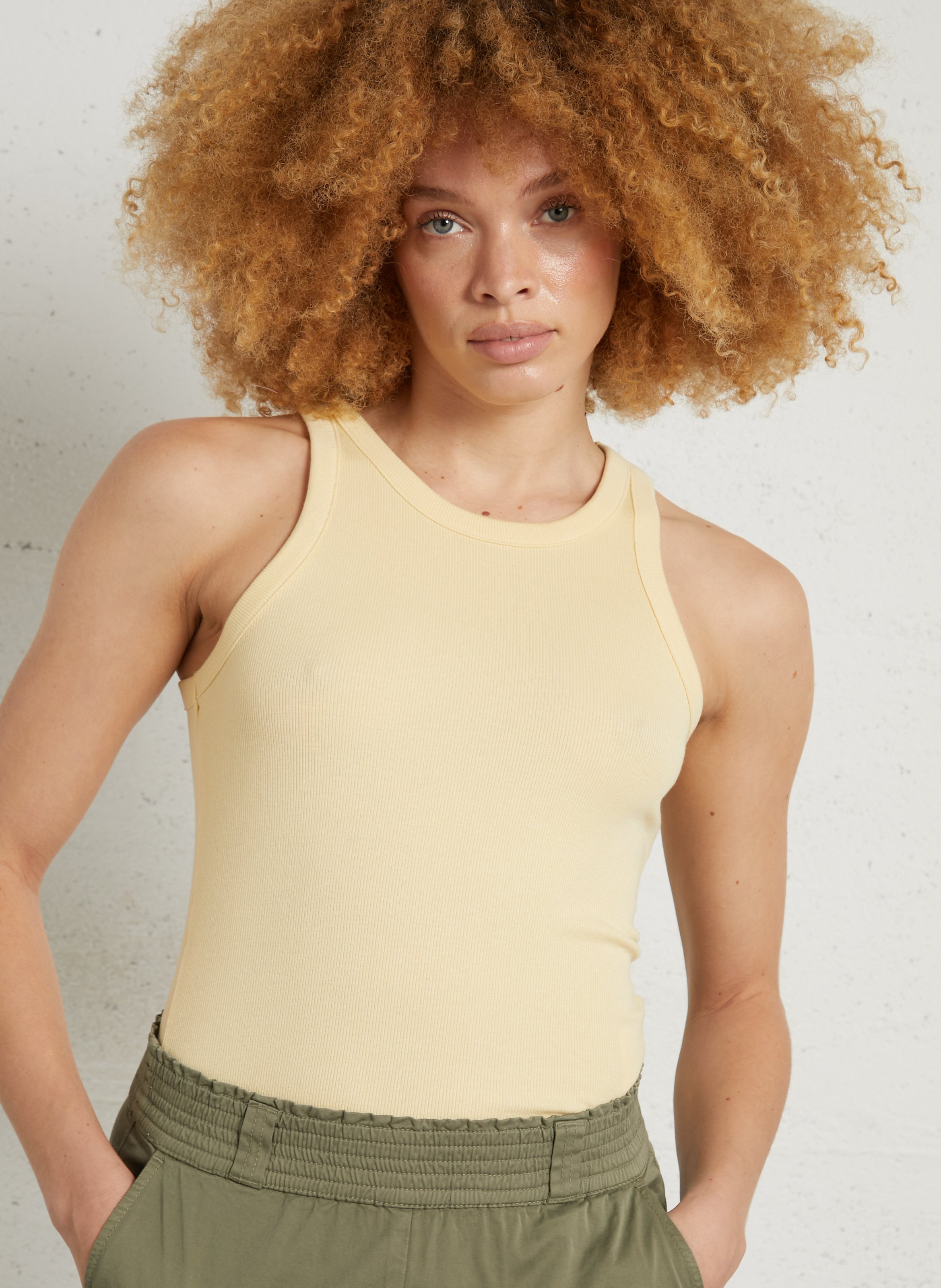Débardeur en coton MAISON 123 Beige