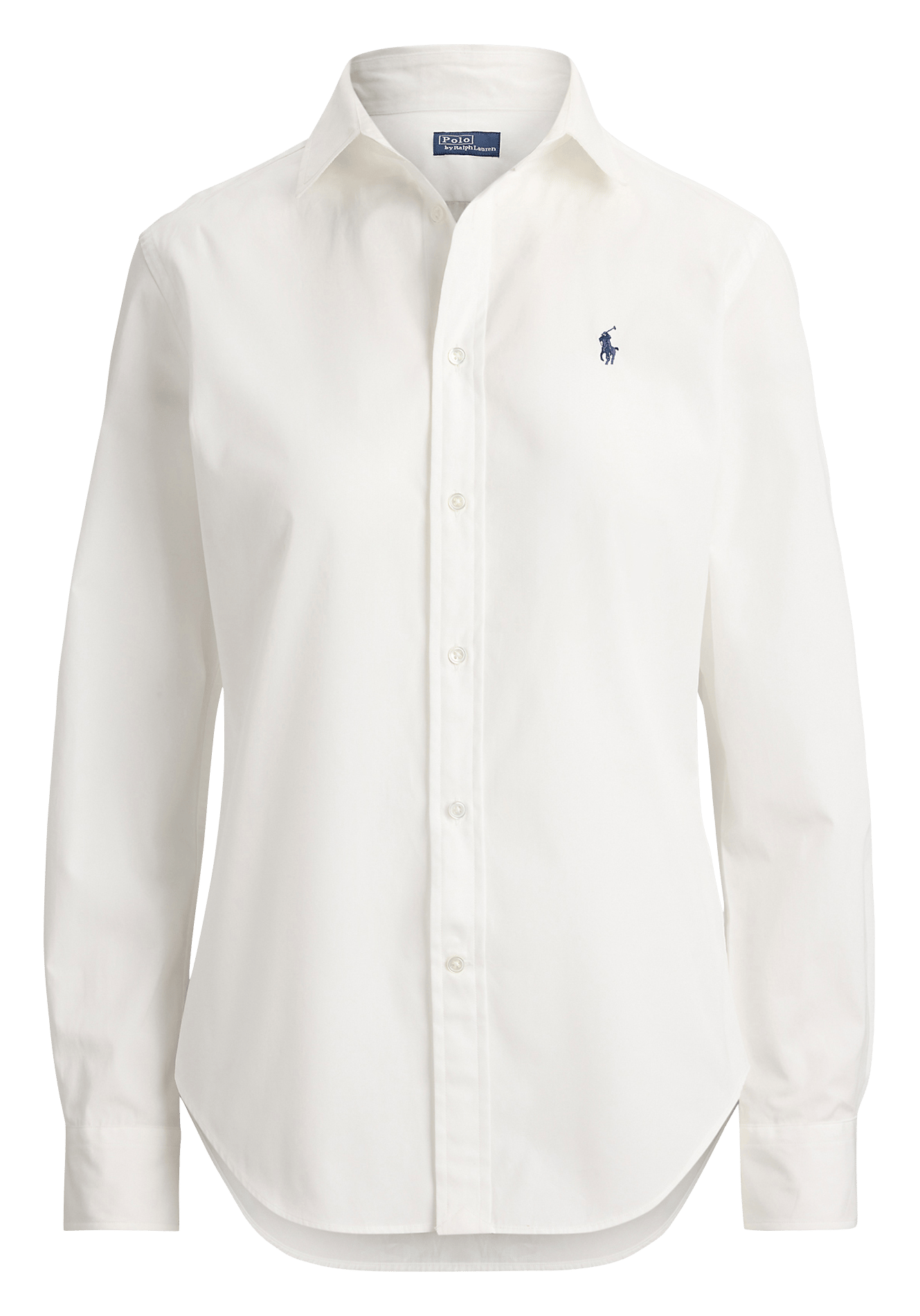 Katoenen blouse met klassieke kraag POLO RALPH LAUREN Wit