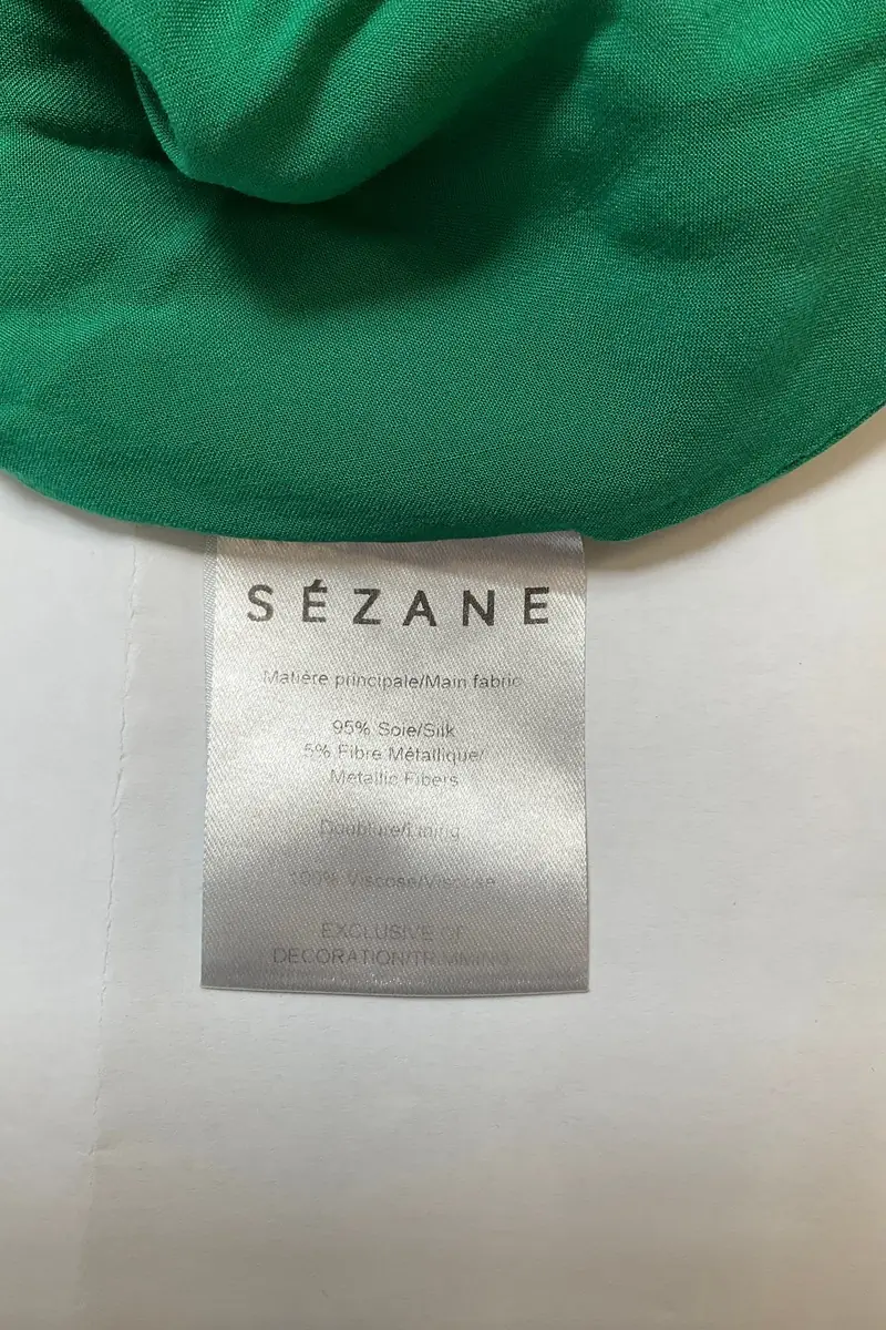 Blouse SEZANE - Seconde main Green
