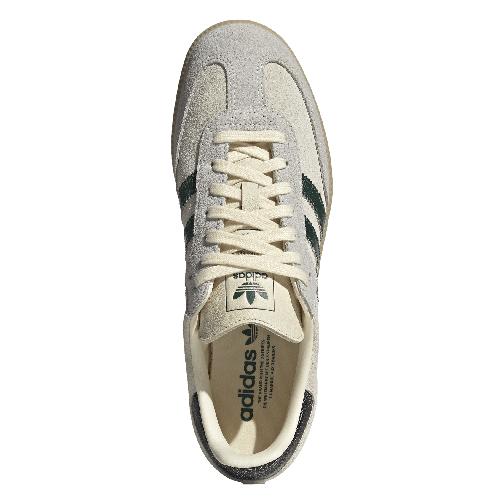 Baskets basses unies ADIDAS Blanc