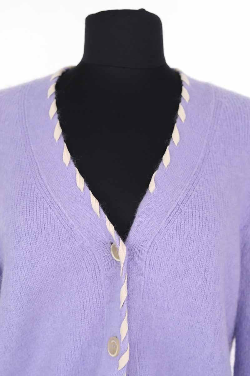 Cardigan JACQUEMUS- Seconde Main Purple