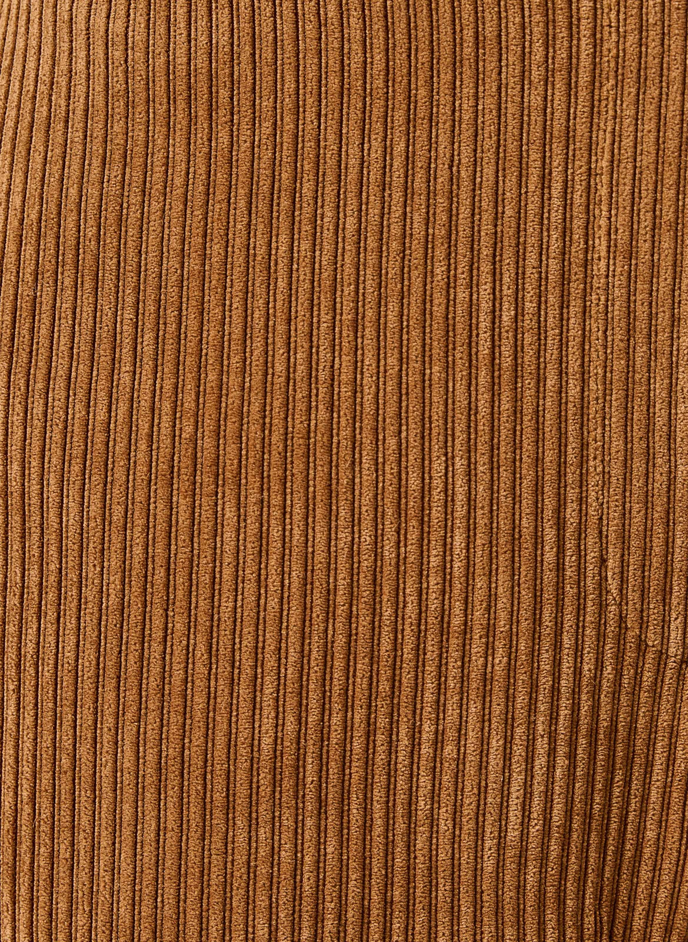 Cropped broek van ribfluweel LA FEE MARABOUTEE Bruin