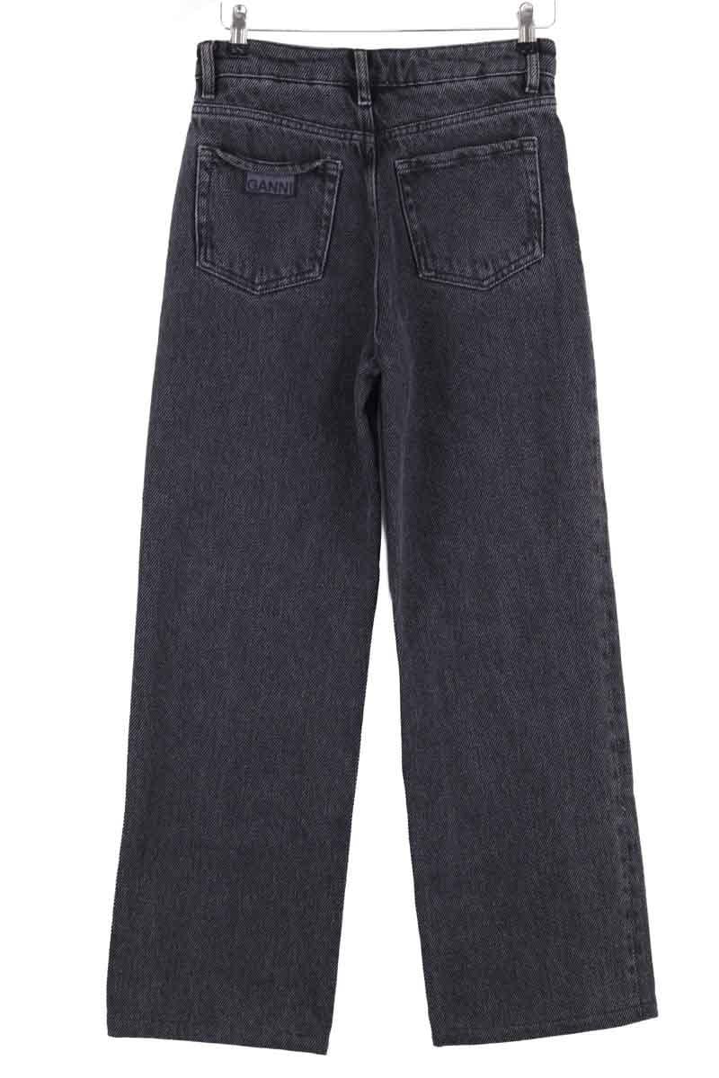 Wide-leg jeans GANNI - Seconde Main Grey