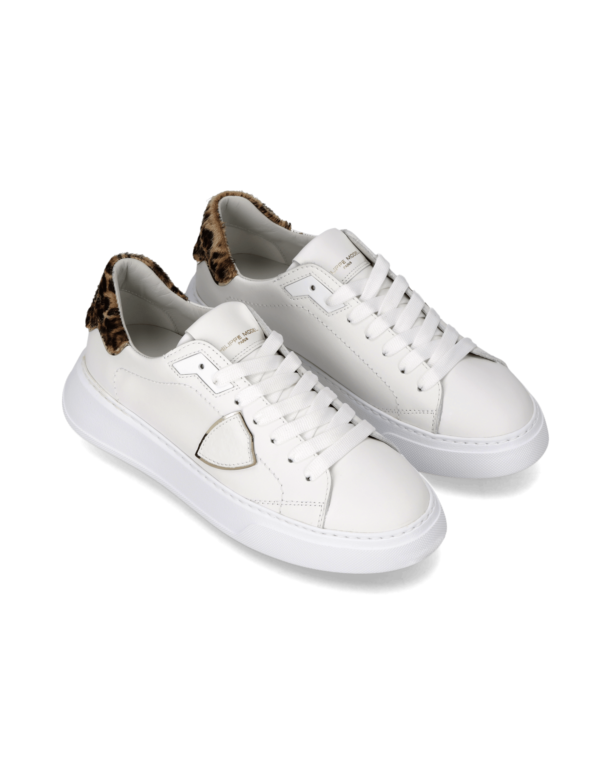 Tennis Temple Sneakers. PHILIPPE MODEL White
