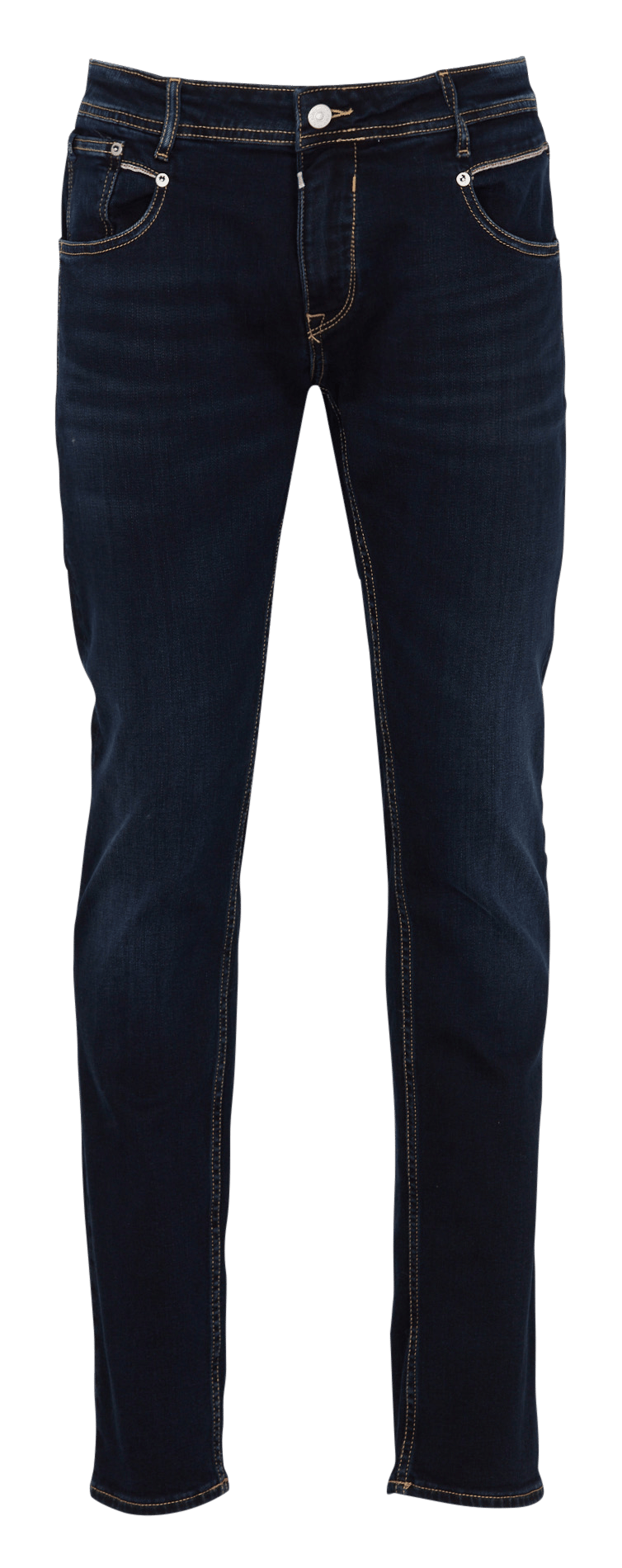 Cotton-blend straight-leg jeans LE TEMPS DES CERISES Blue