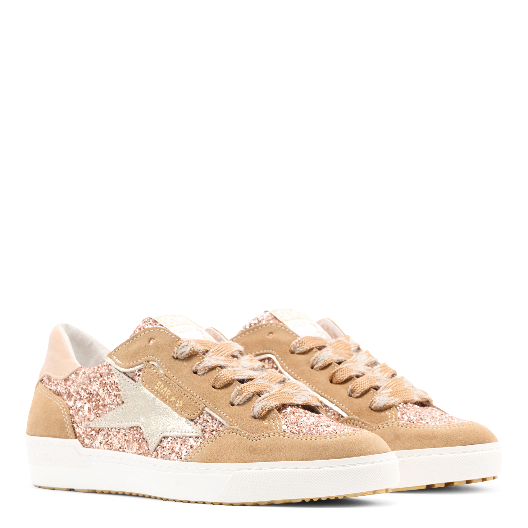 Lage sneakers met pailletten SEMERDJIAN - SMR Bruin