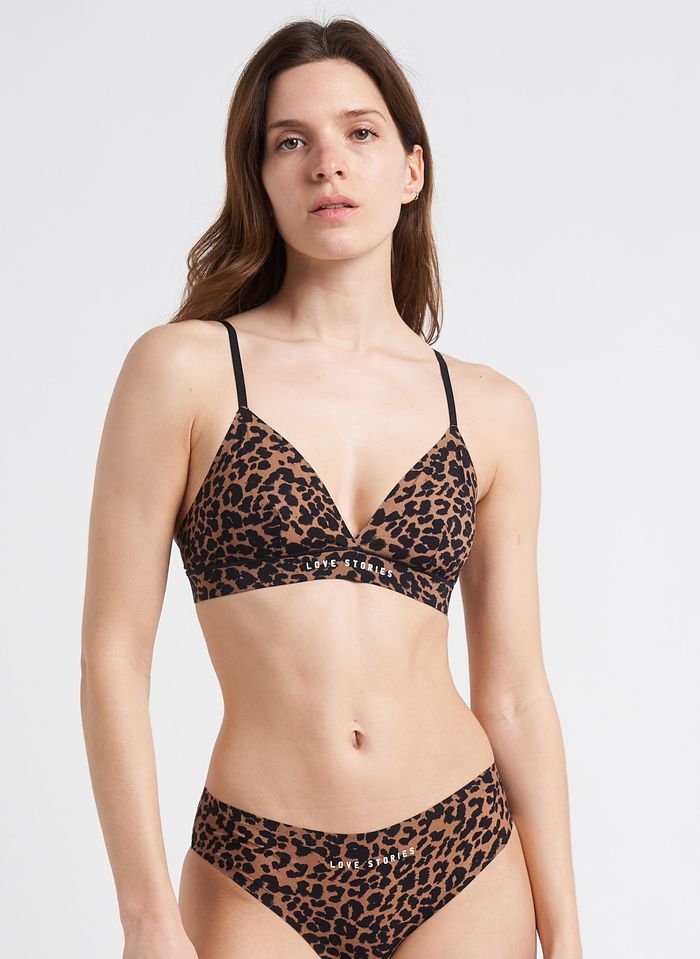 Lucky Full Cup Underwired Bra in Leopard