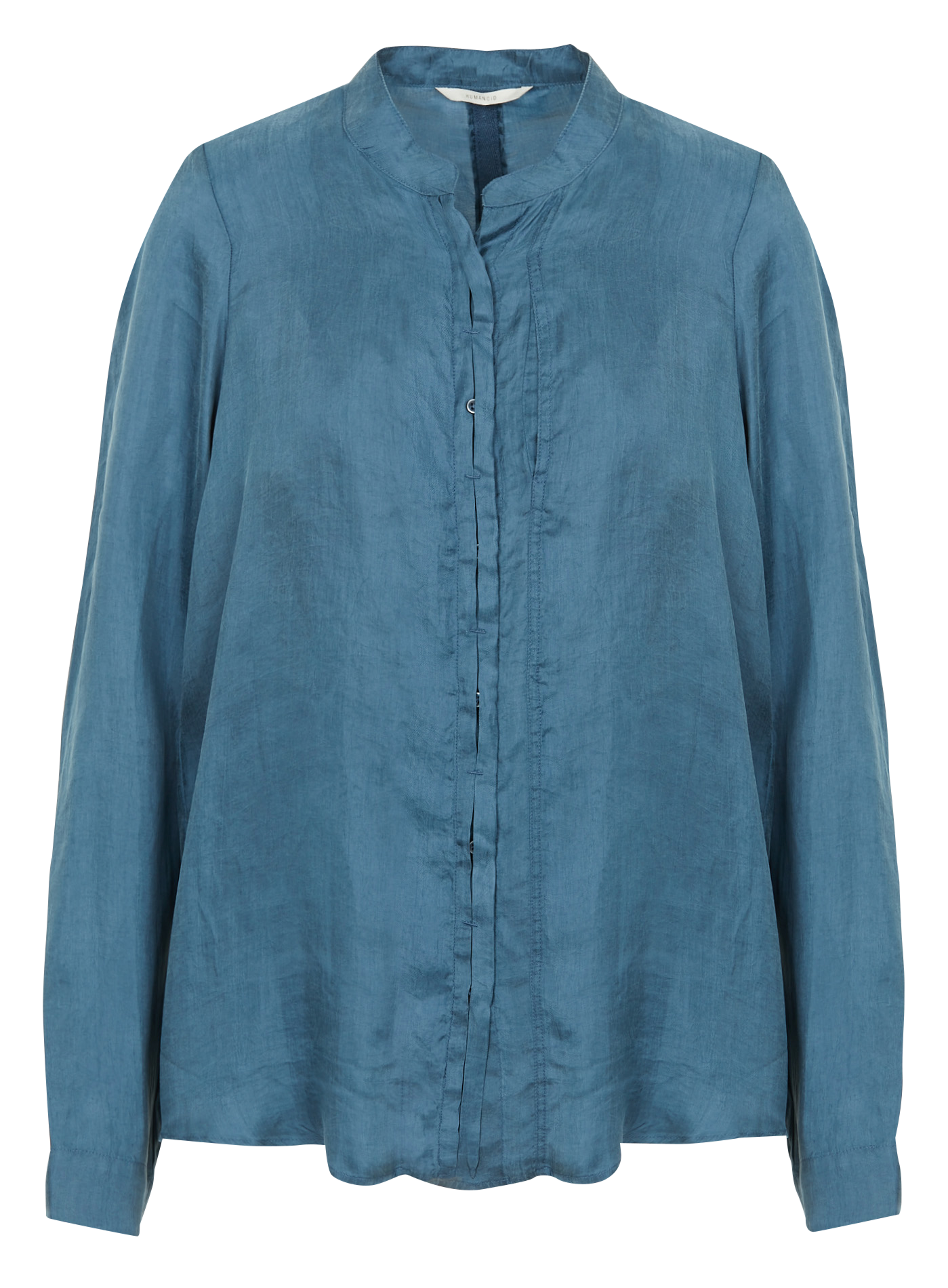 Top col rond droit  HUMANOID Bleu