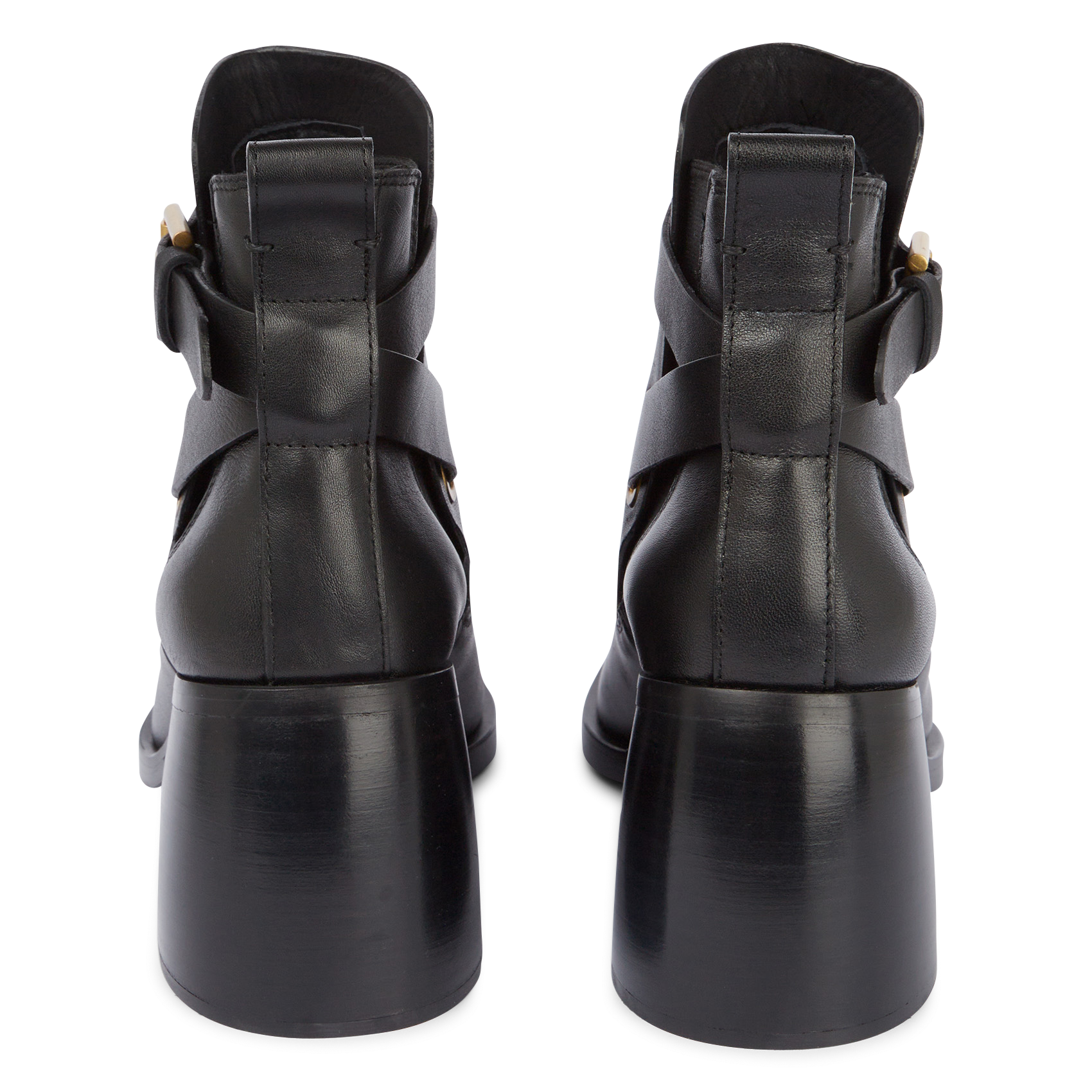 Leather mid-calf boots SEE BY CHLOE Black