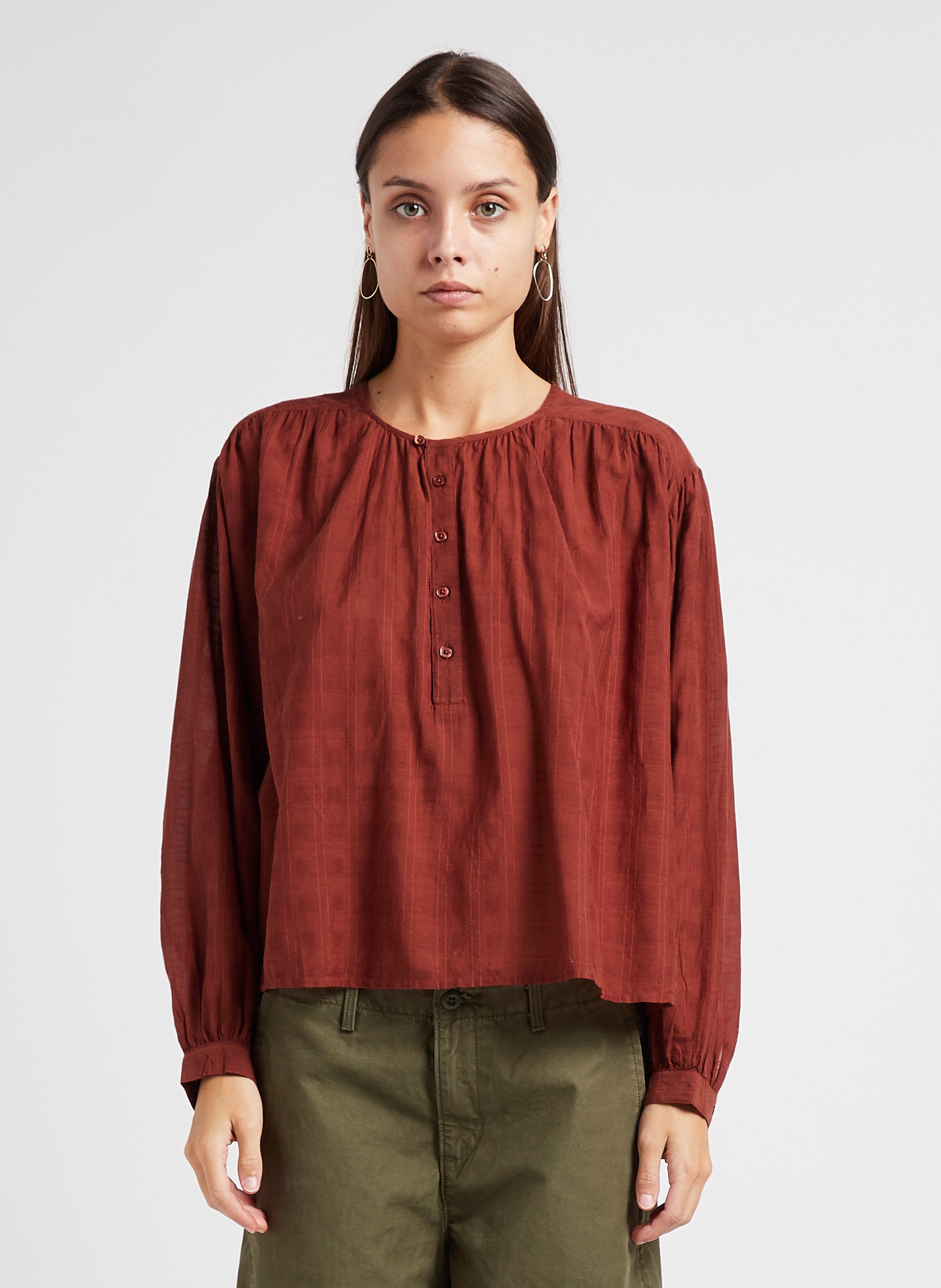 Blouse discount évasée femme