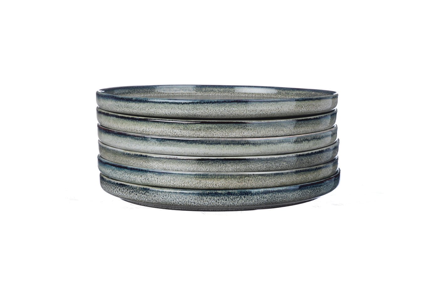 Zen plate ø22cm - 6 pieces - natural BJORN Grey