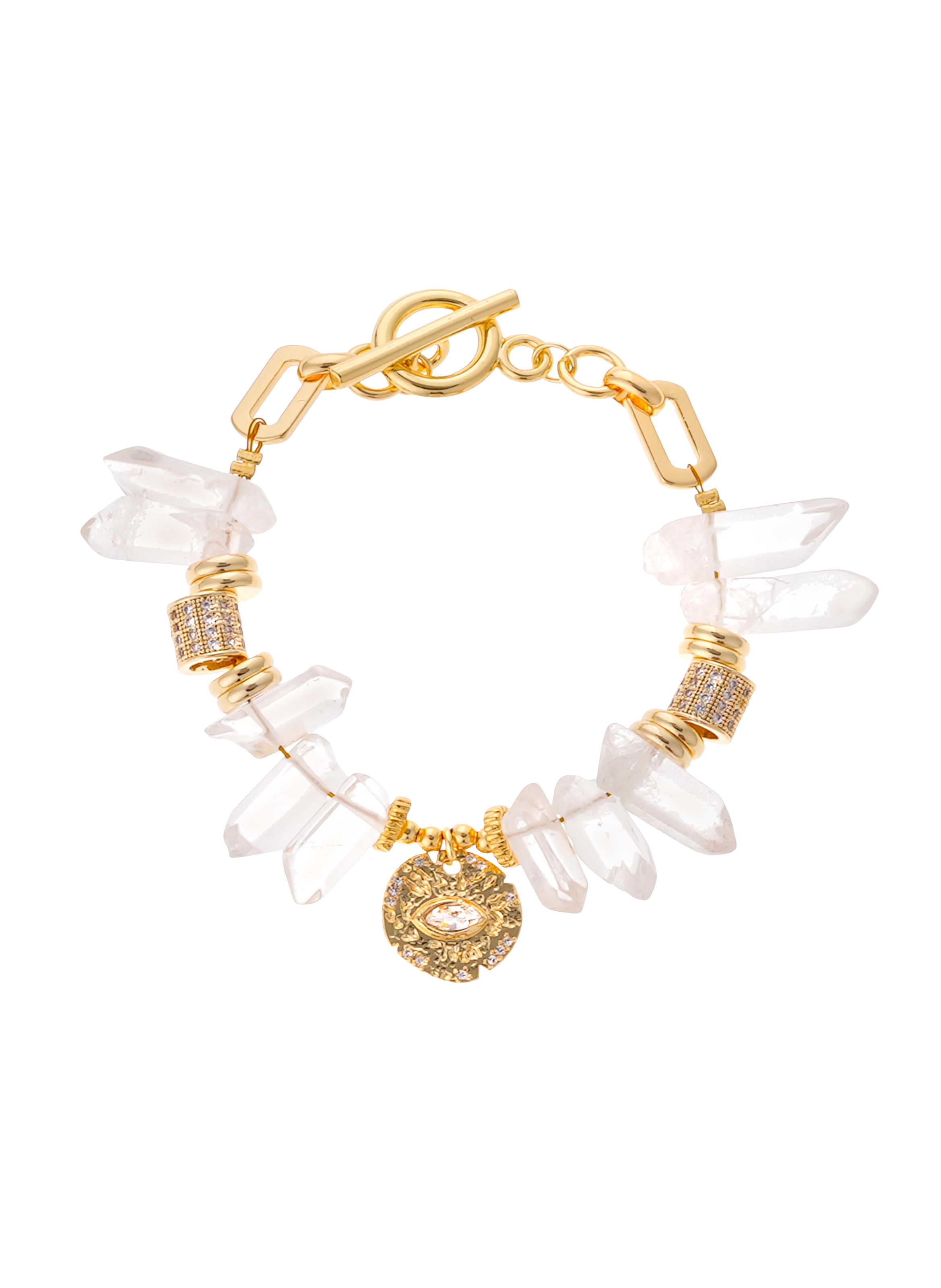 Chain bracelet with charm HIPANEMA Golden