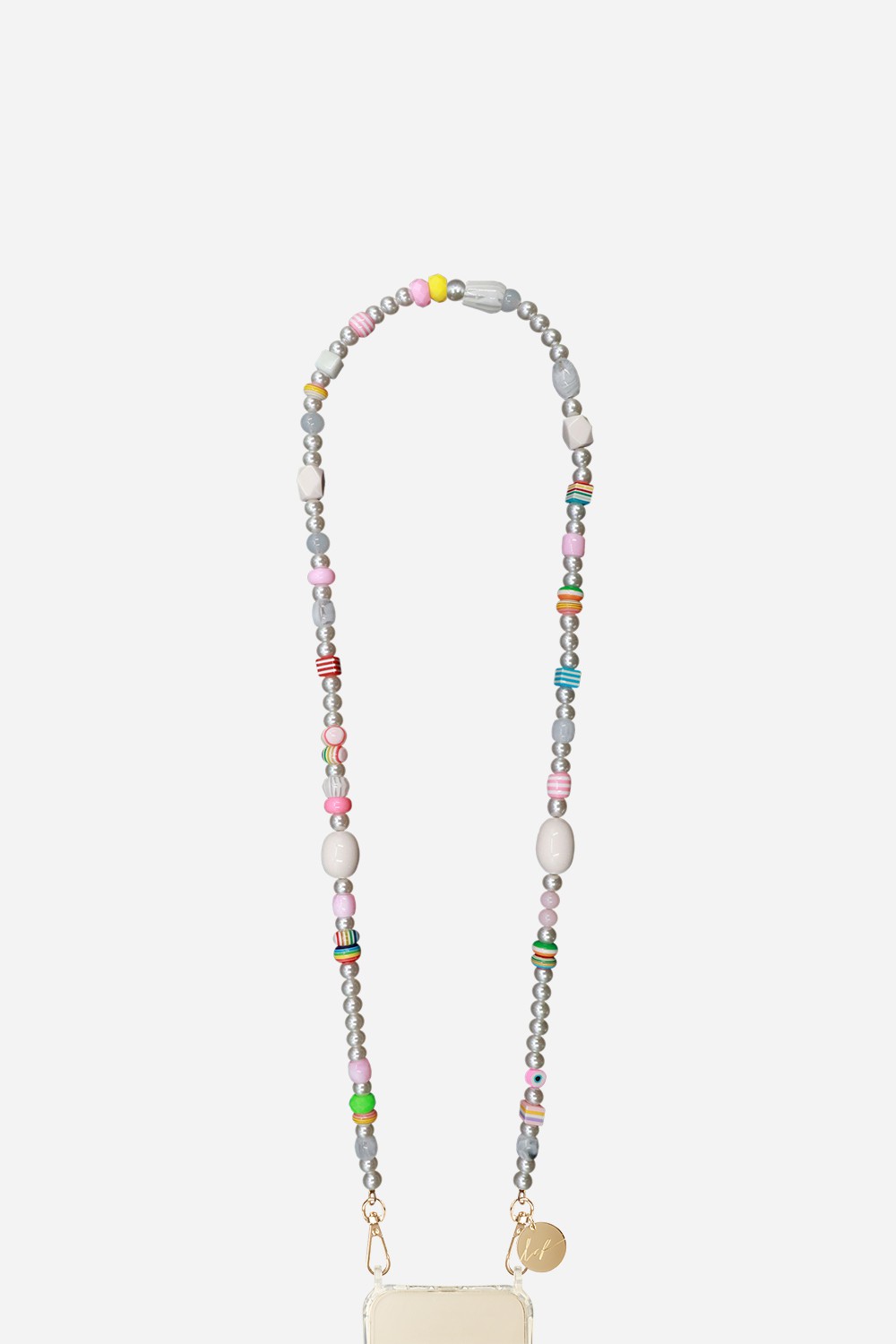 Resin phone chain LA COQUE FRANCAISE White