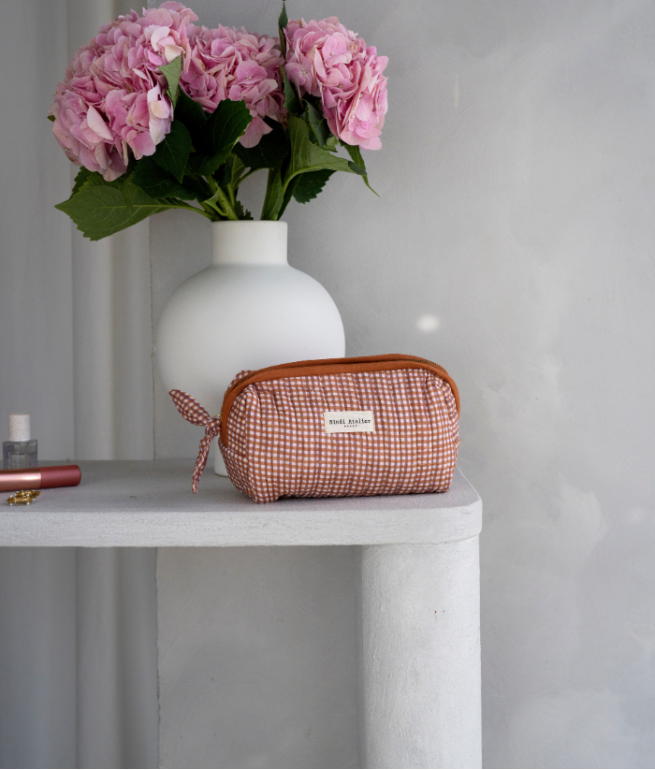 Make-up bag BINDI ATELIER Red